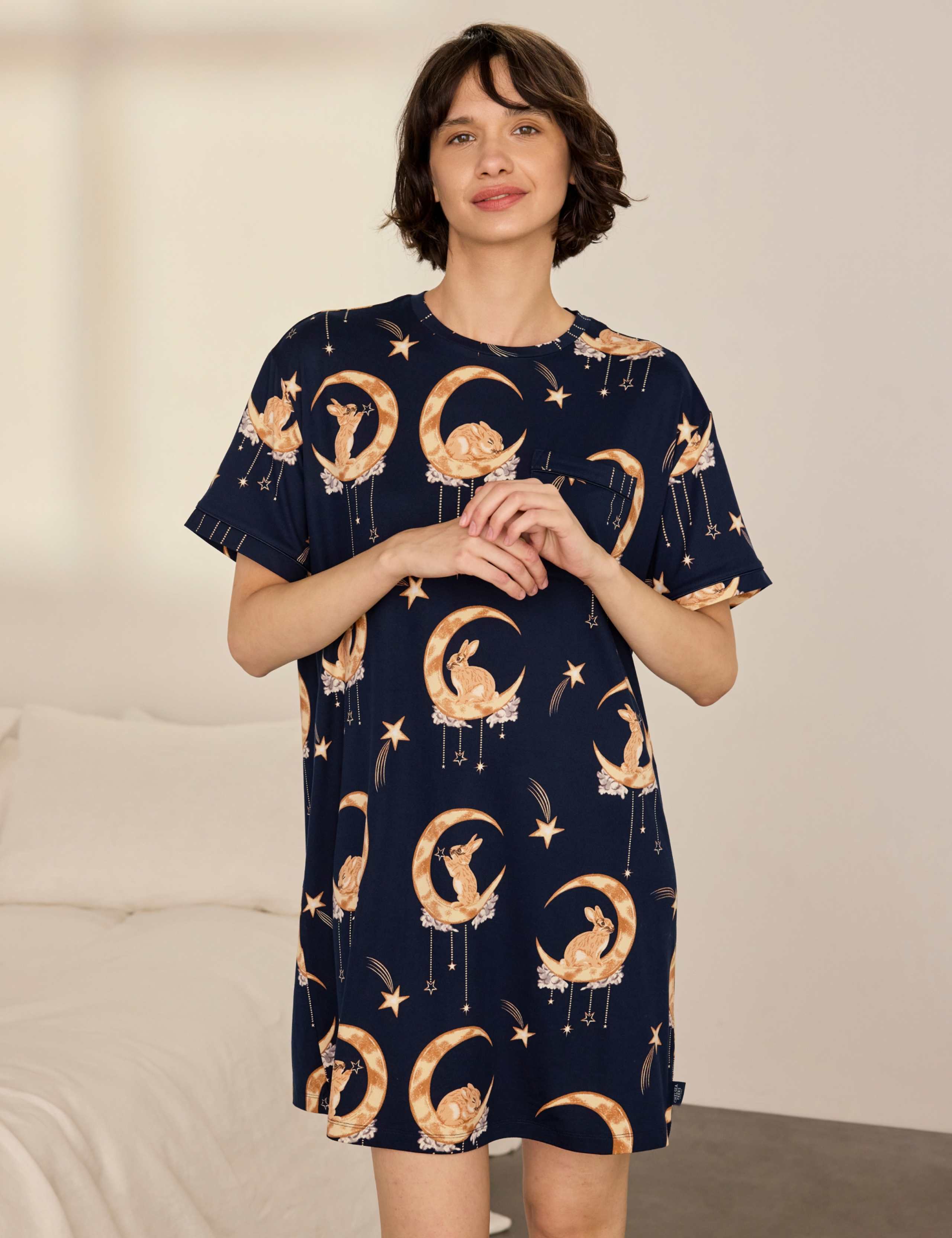 Bunny Print Nightshirt
