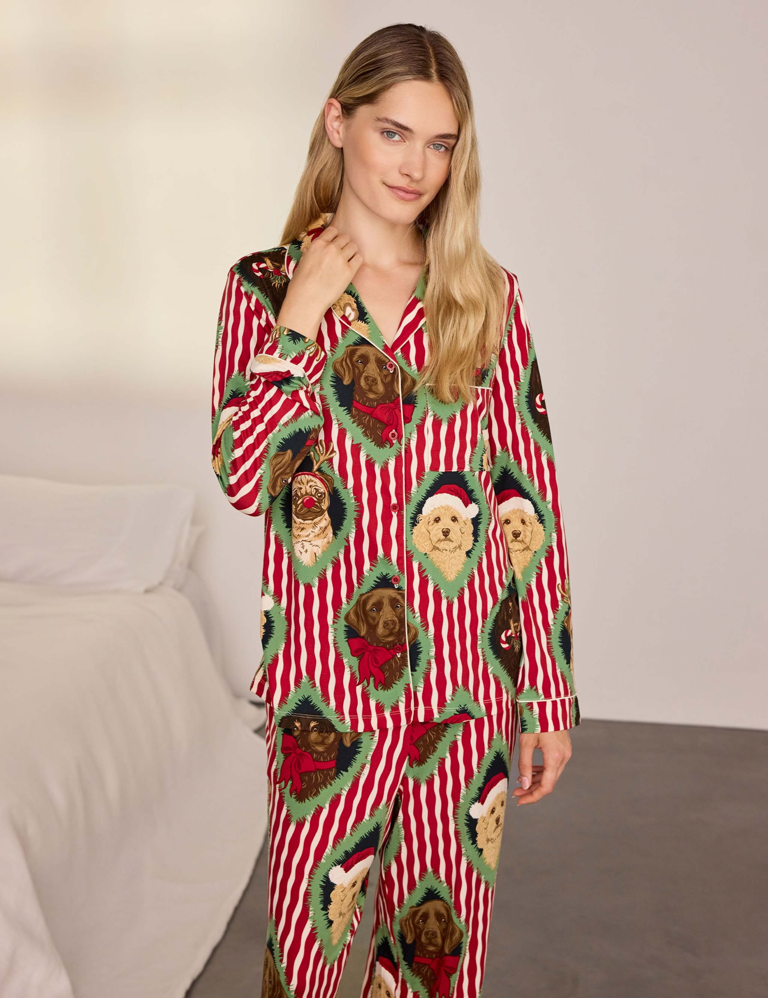 Family Christmas Dog Print
 Pyjama Set