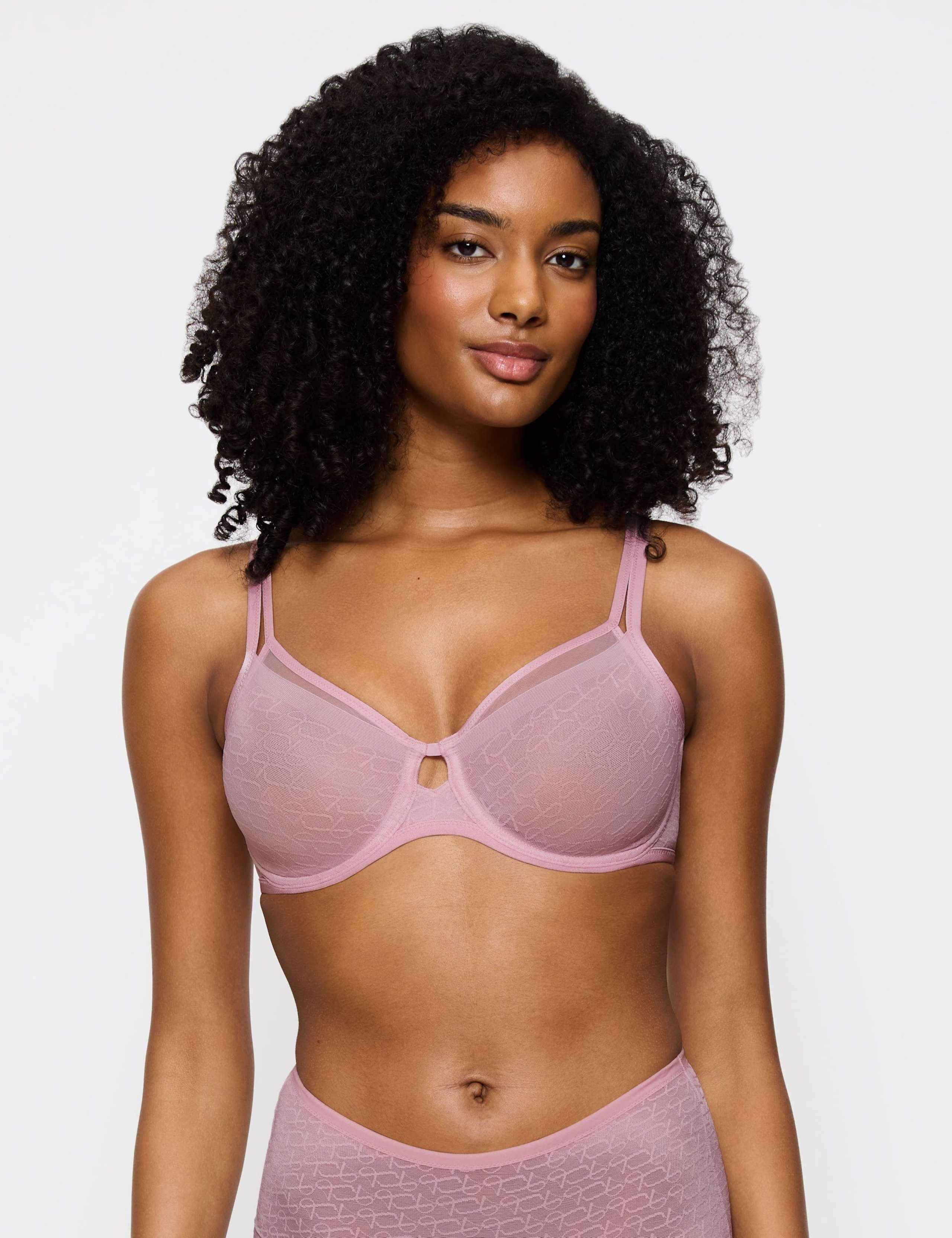Signature Sheer Lace Wired Full Cup Bra C-G
