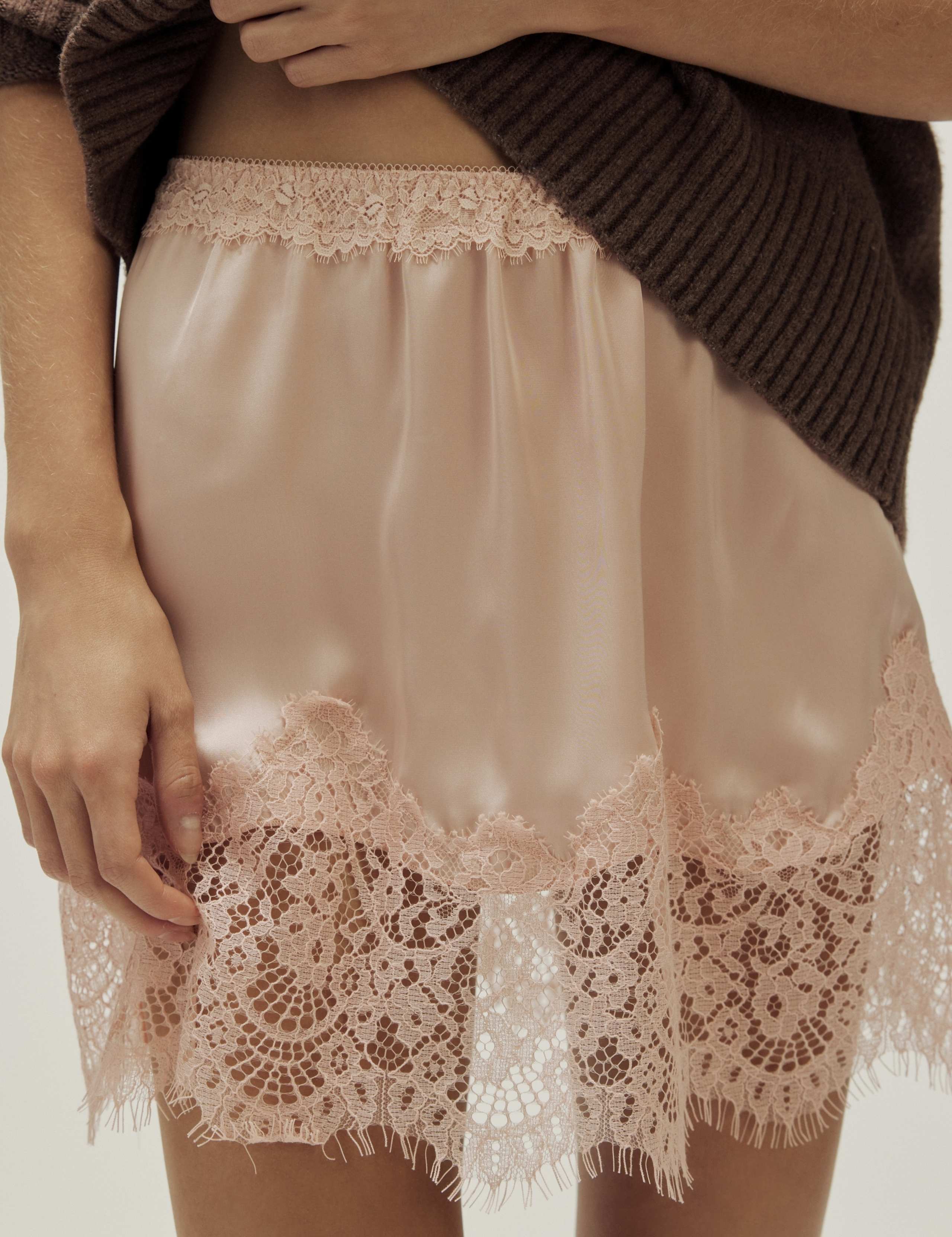 Mini Slip Skirt
