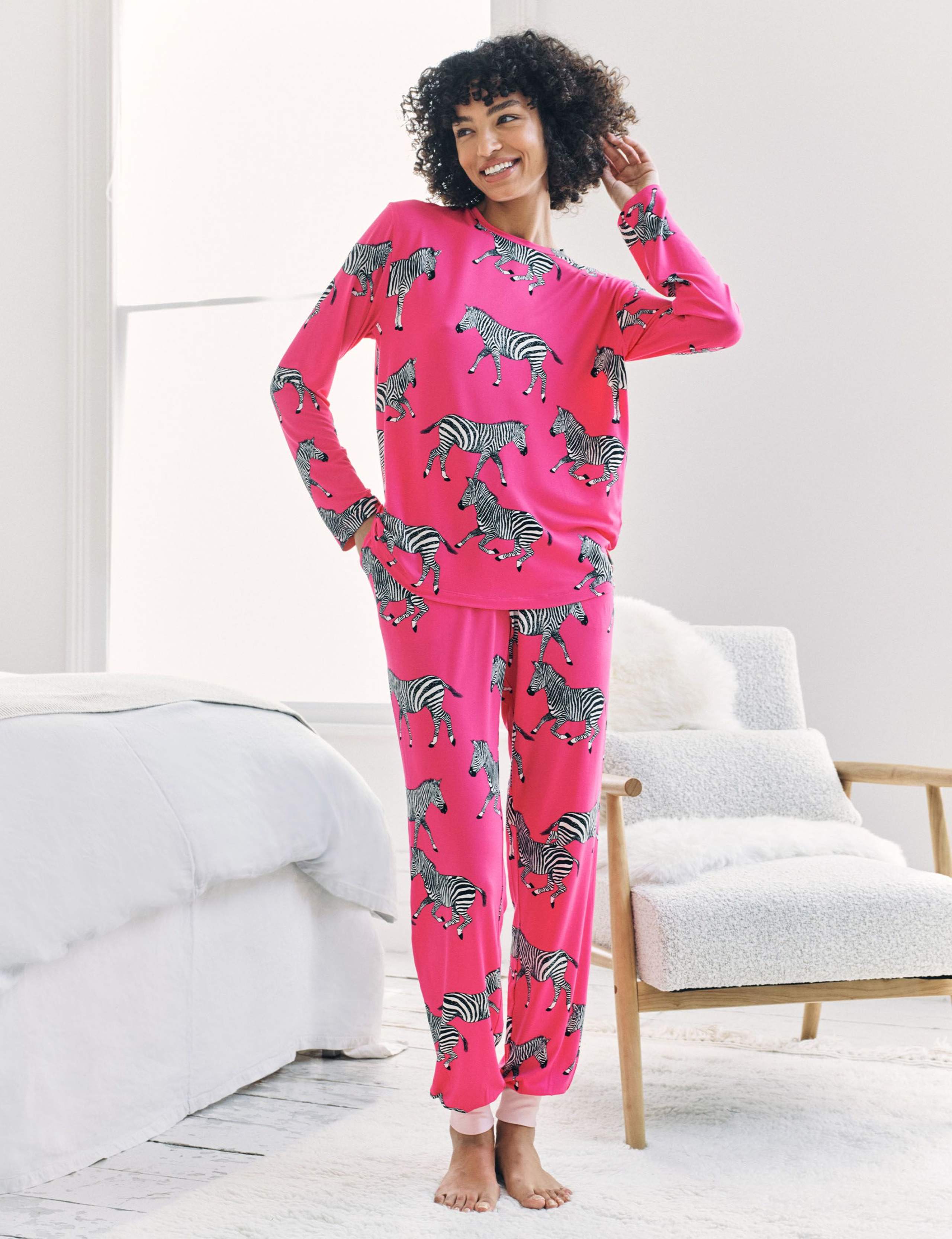 Jersey Zebra Print Pyjama Set