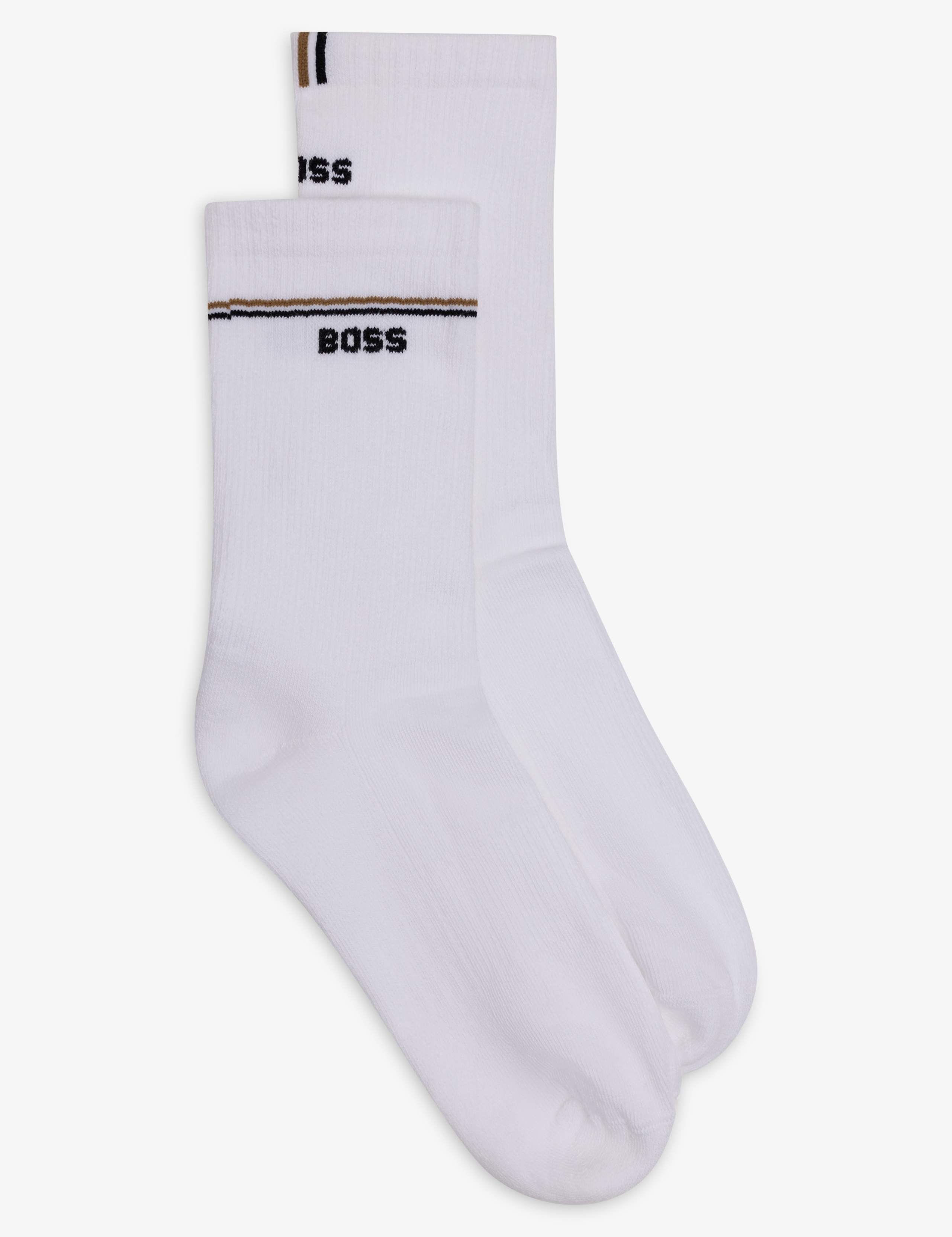 2 Pack Cotton Rich Ankle High Socks