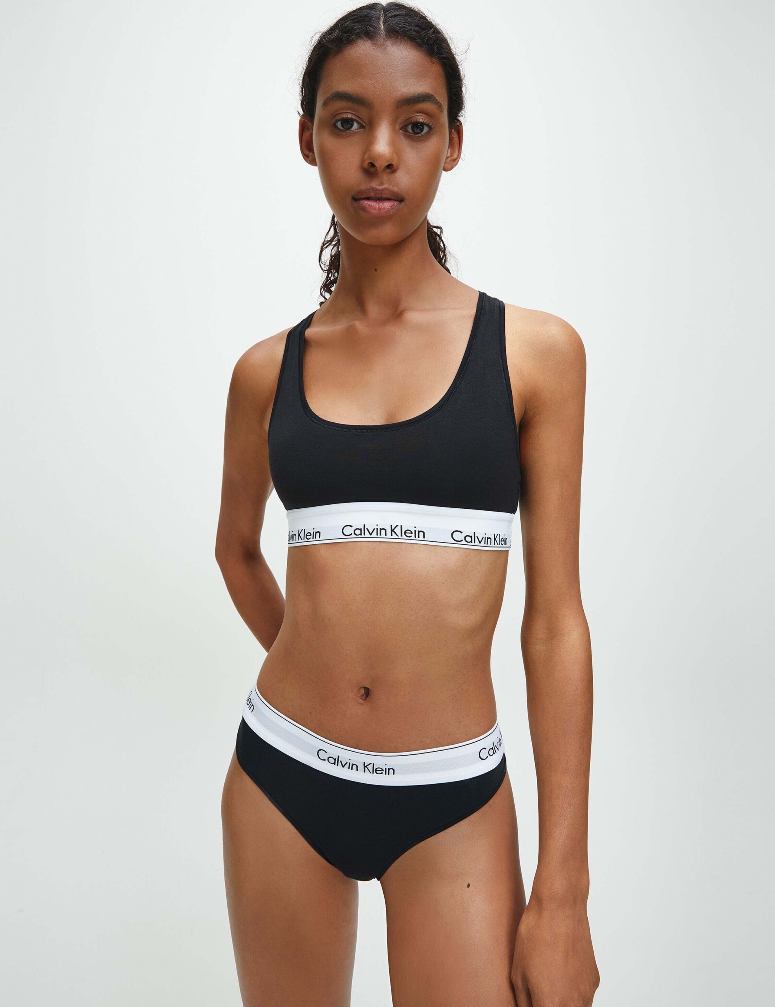 2 Pack Icon Cotton Blend Non Wired Bralettes