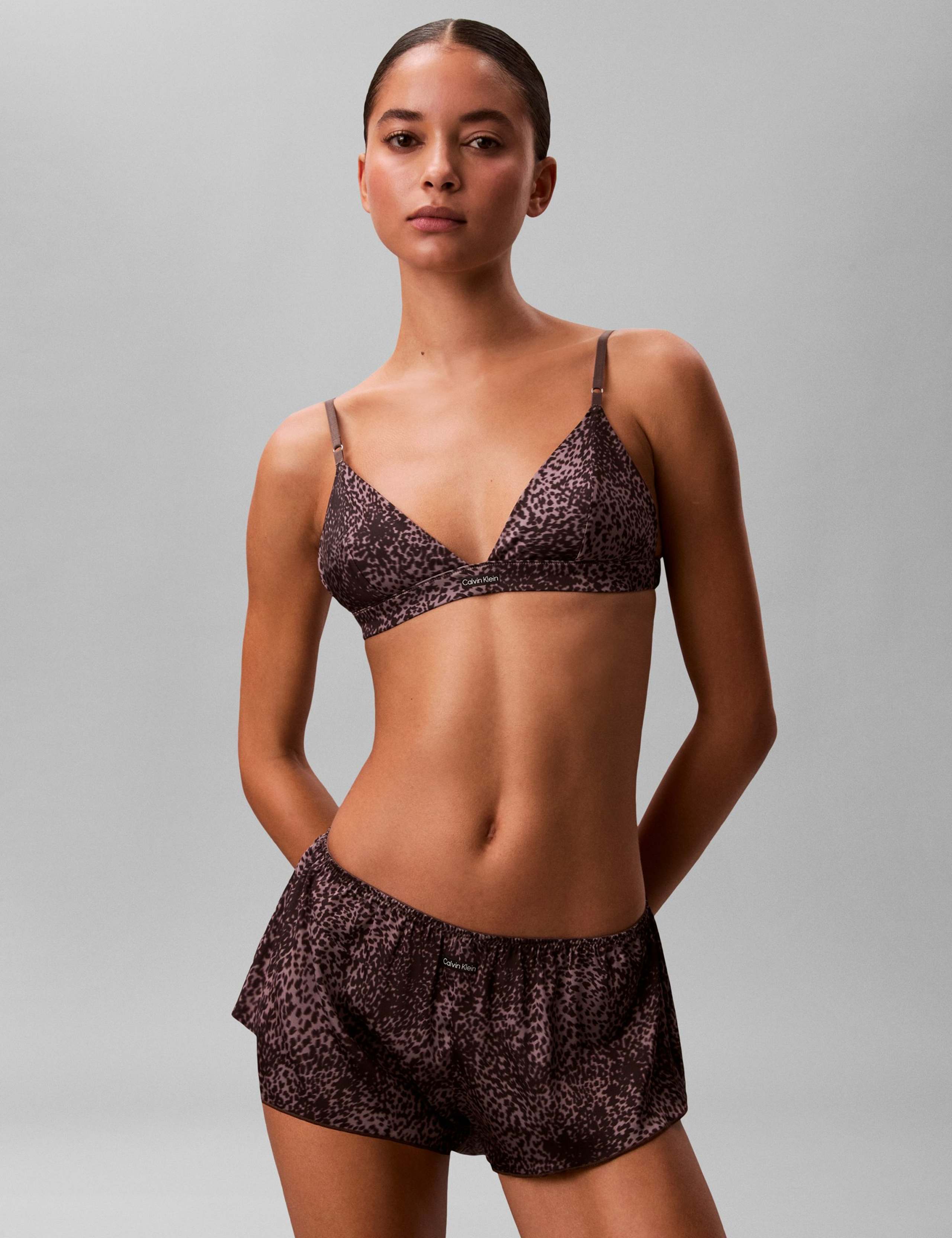 Signature Satin Animal Print Knicker Shorts