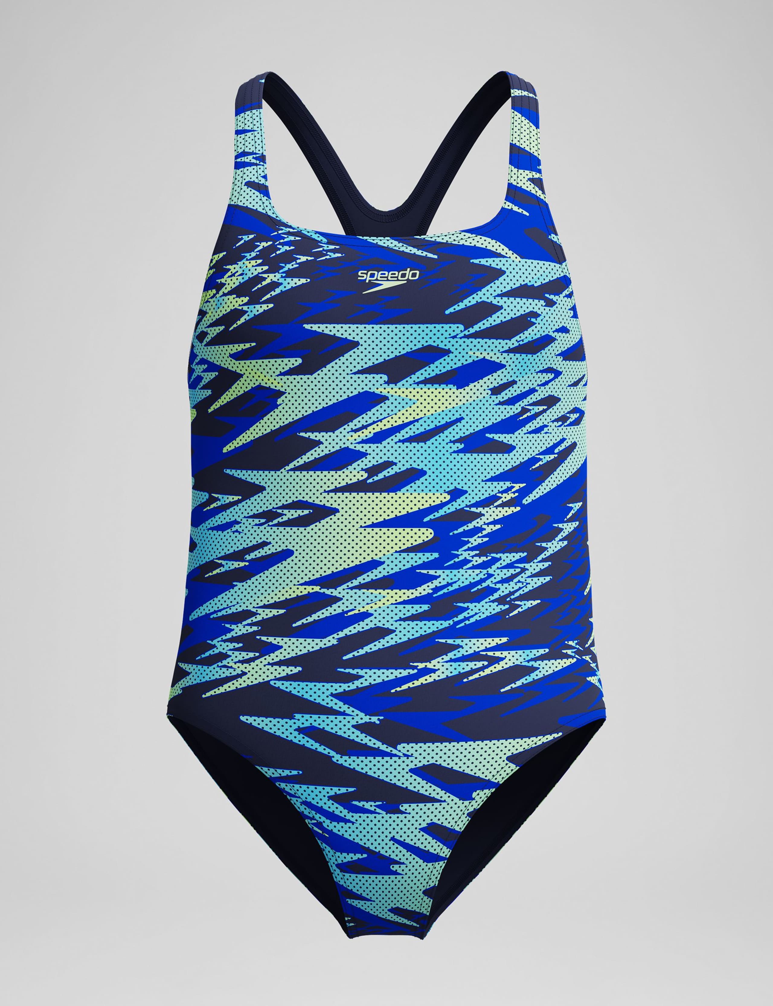 Hyperboom Print Medallist Swimsuit (4-16 Years)