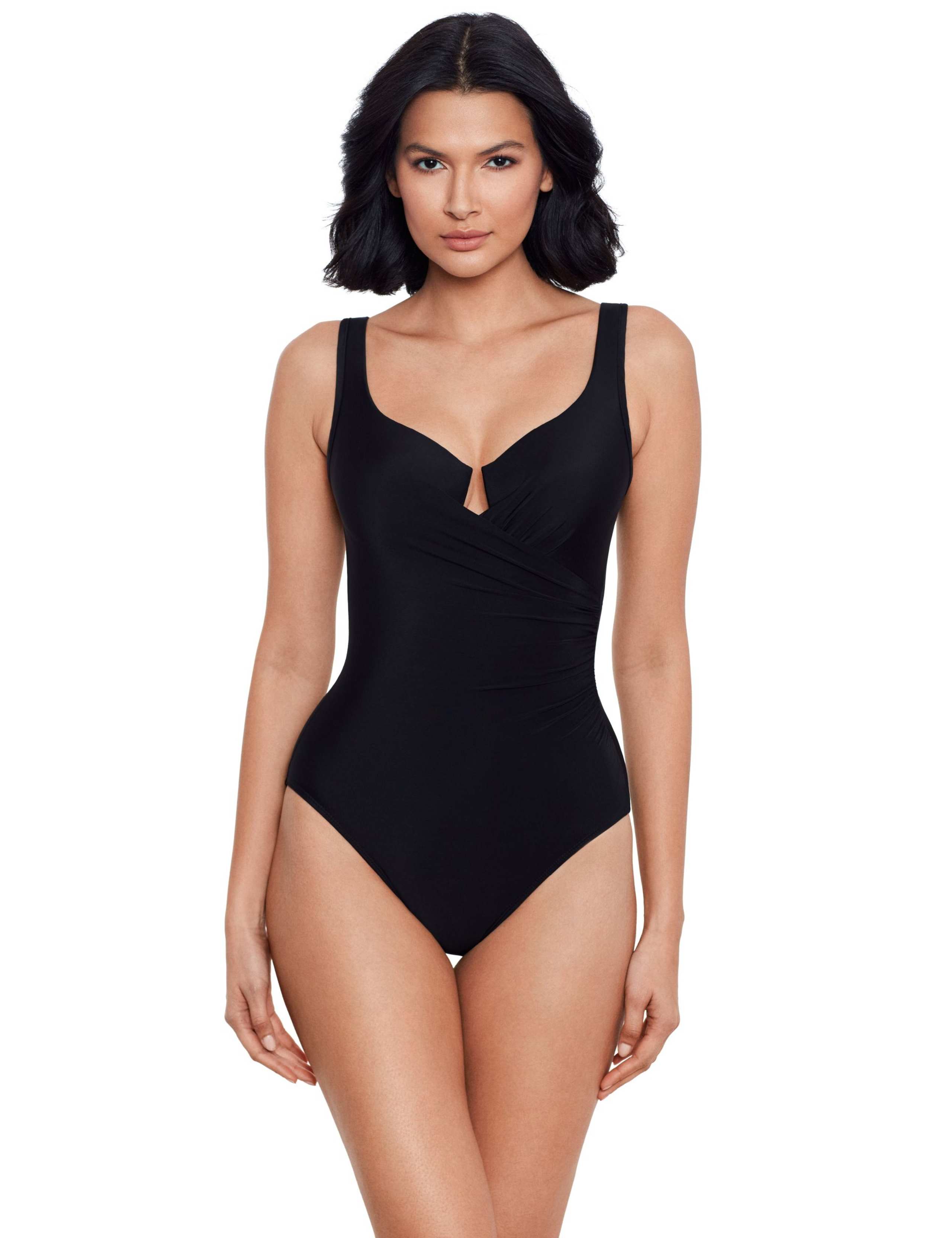 Firm Control Wired Plunge Swimsuit