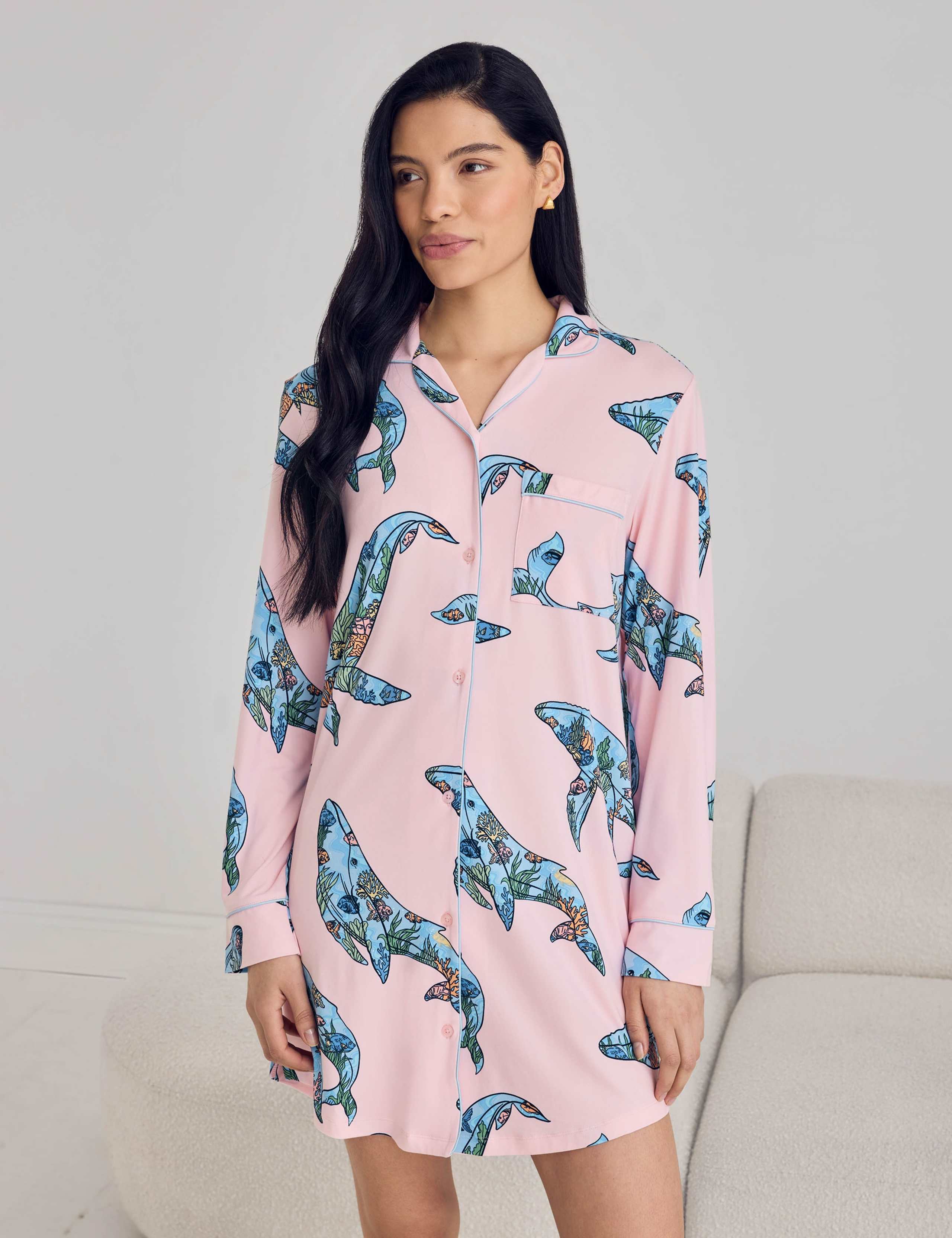 Whale Print Nightshirt