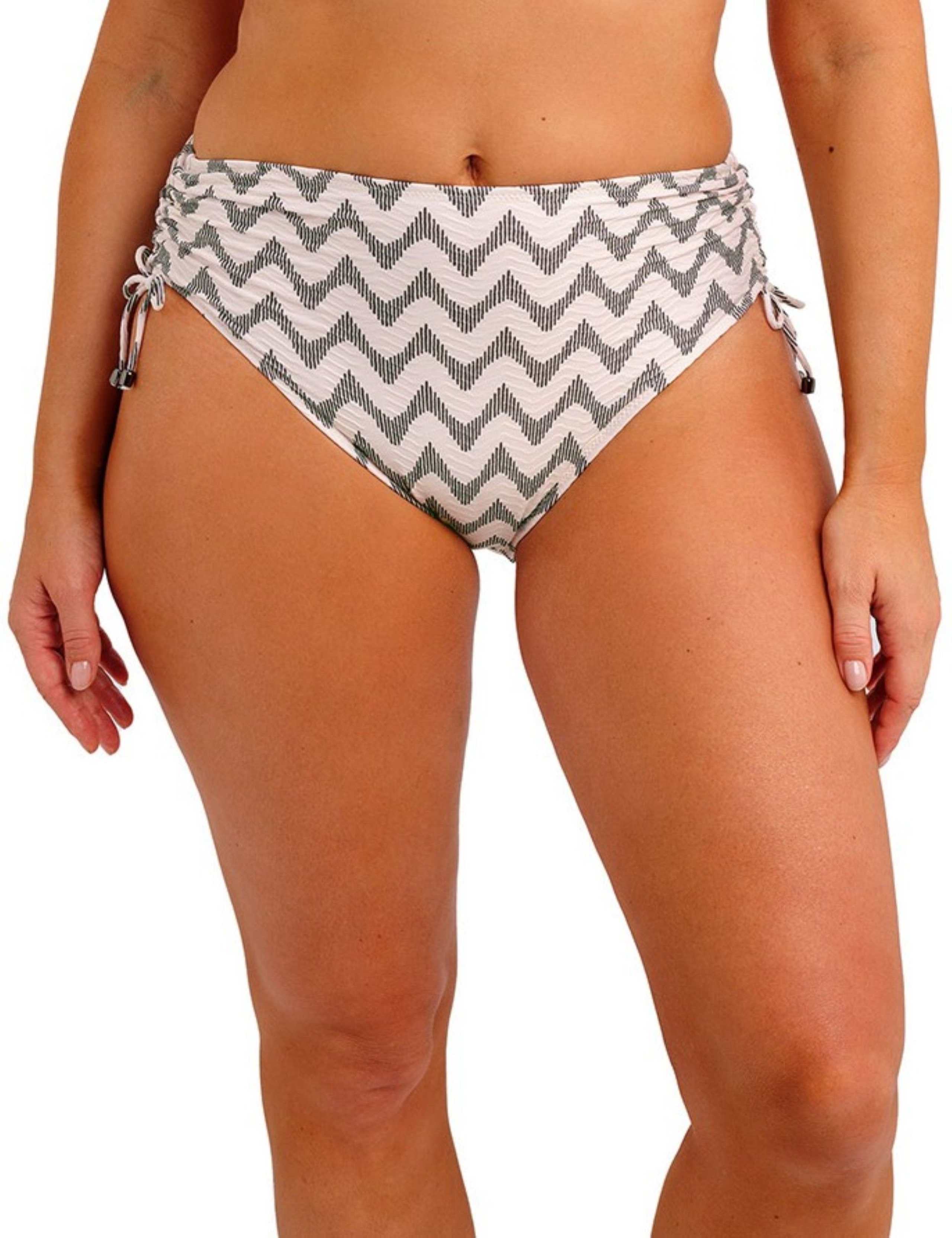 Vanuatu Geometric High Waisted Bikini Bottoms