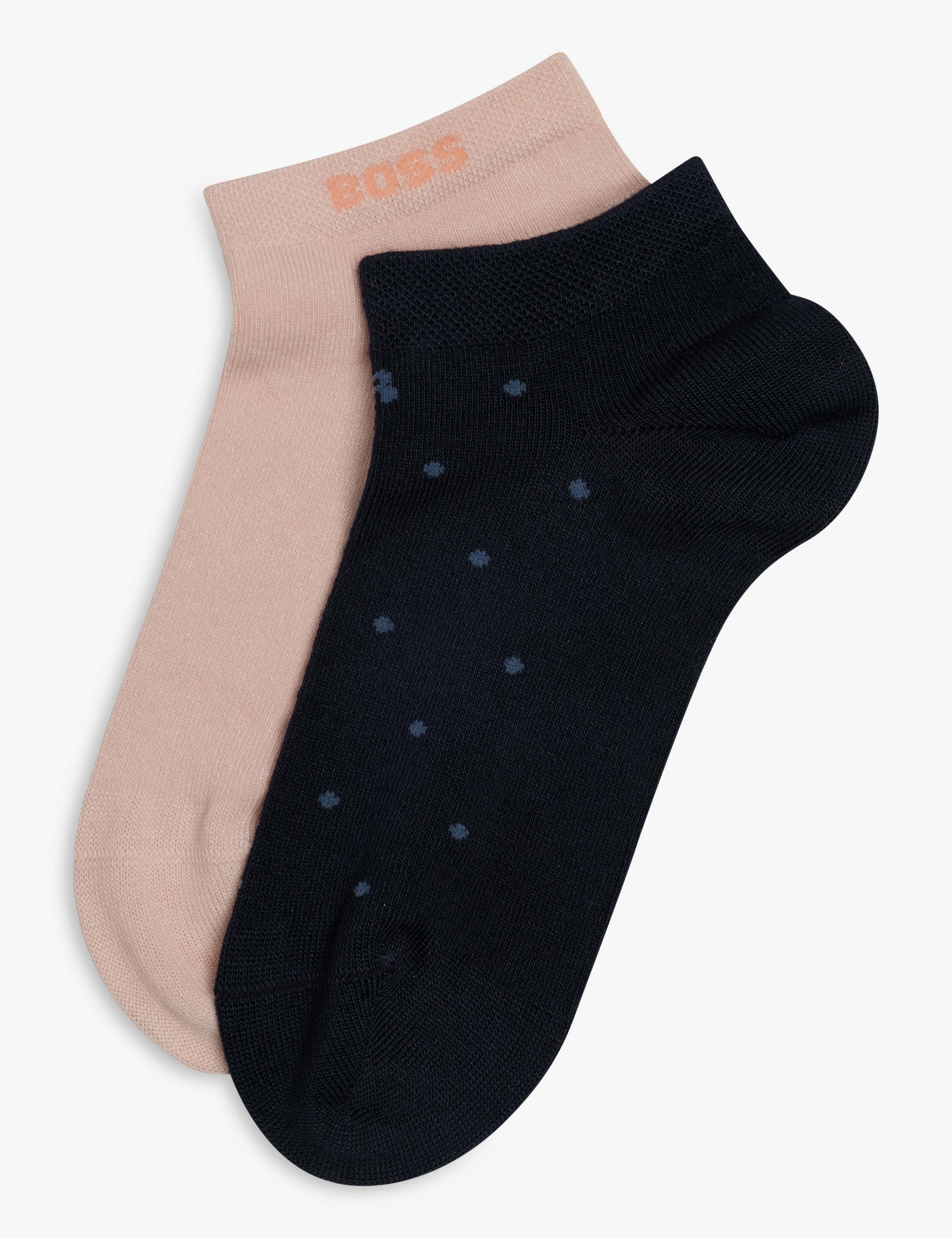 2 Pack Ankle High Socks
