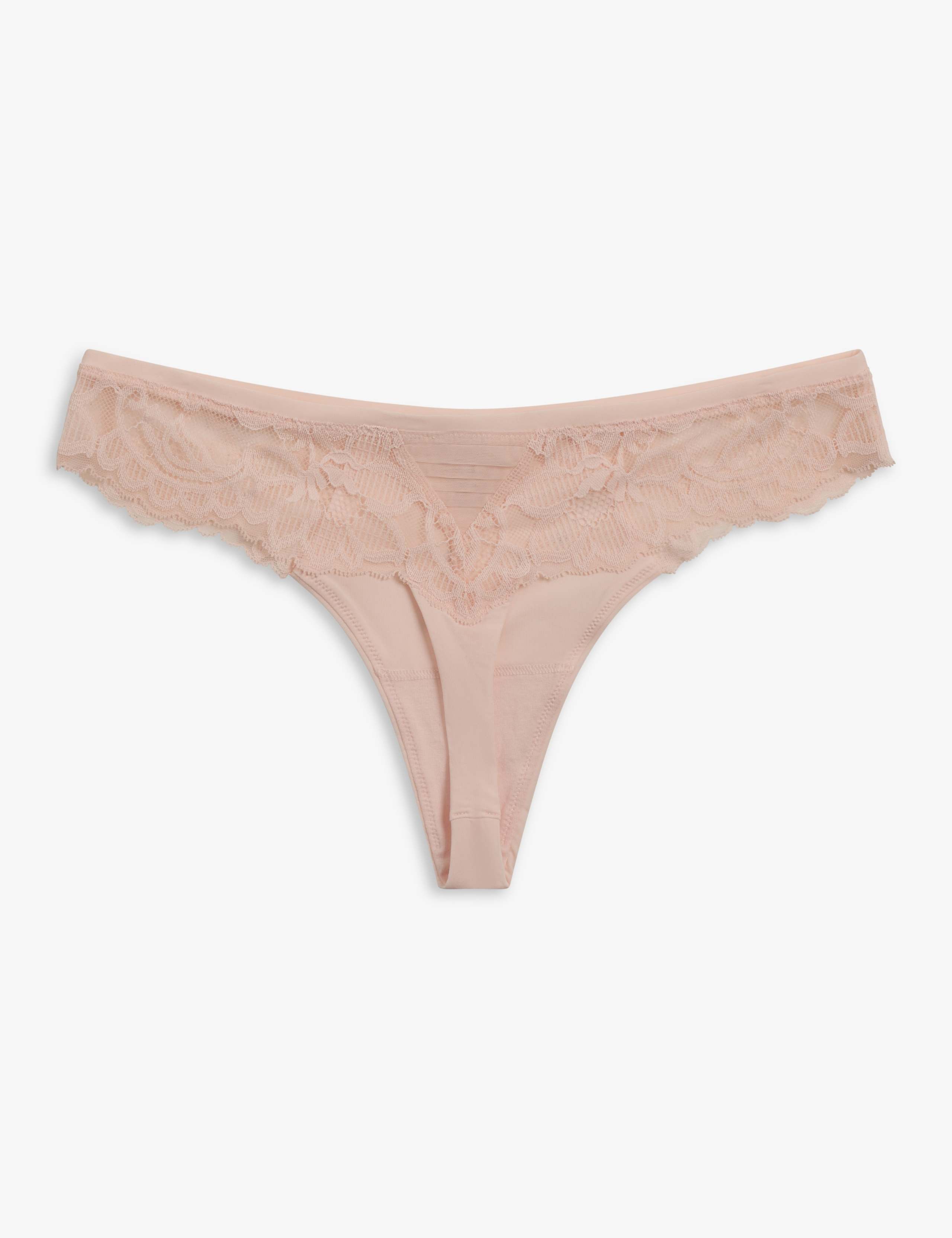 High Rise Microfibre Thong