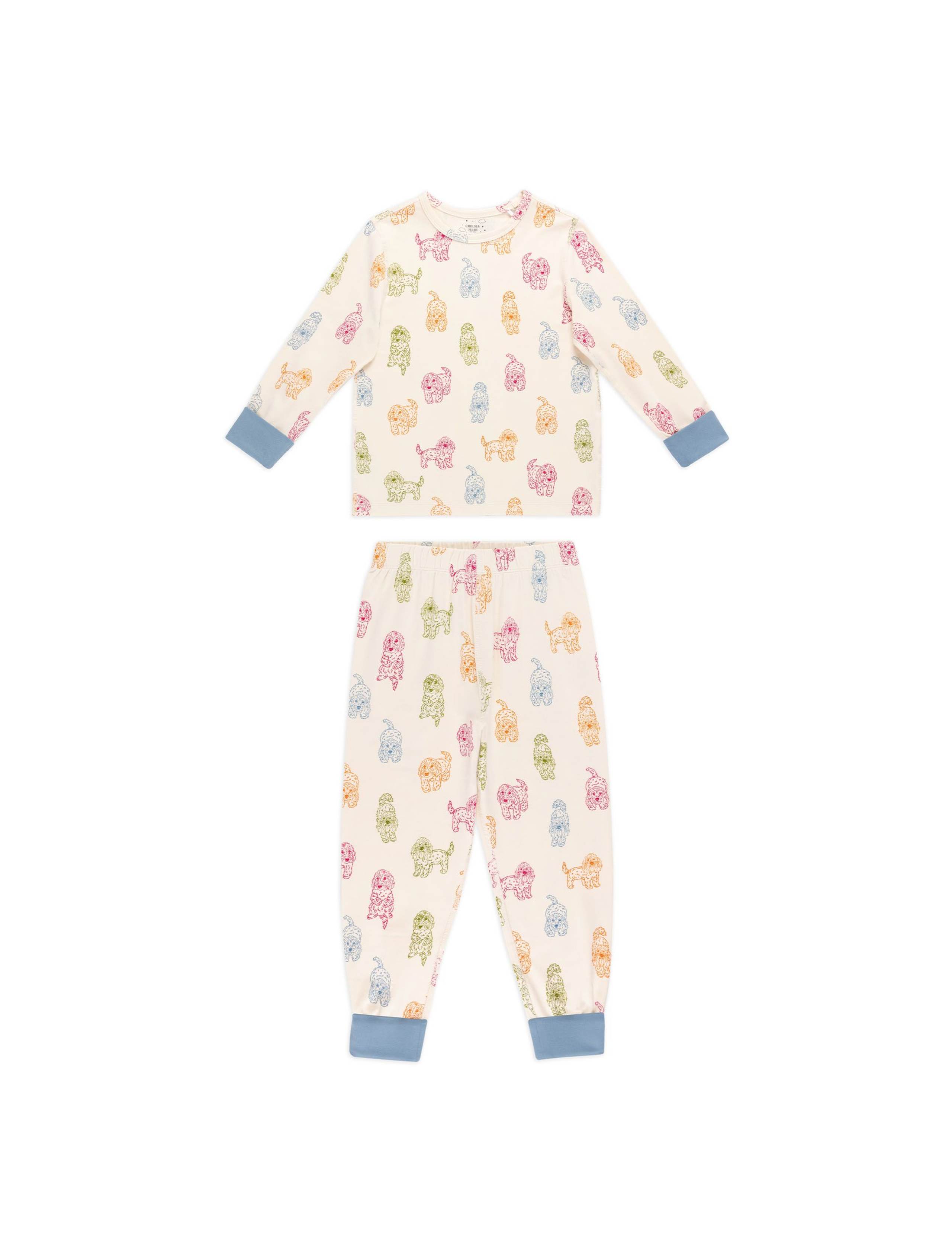 Cotton Rich Dog Print Pyjamas (1-12 Years)
