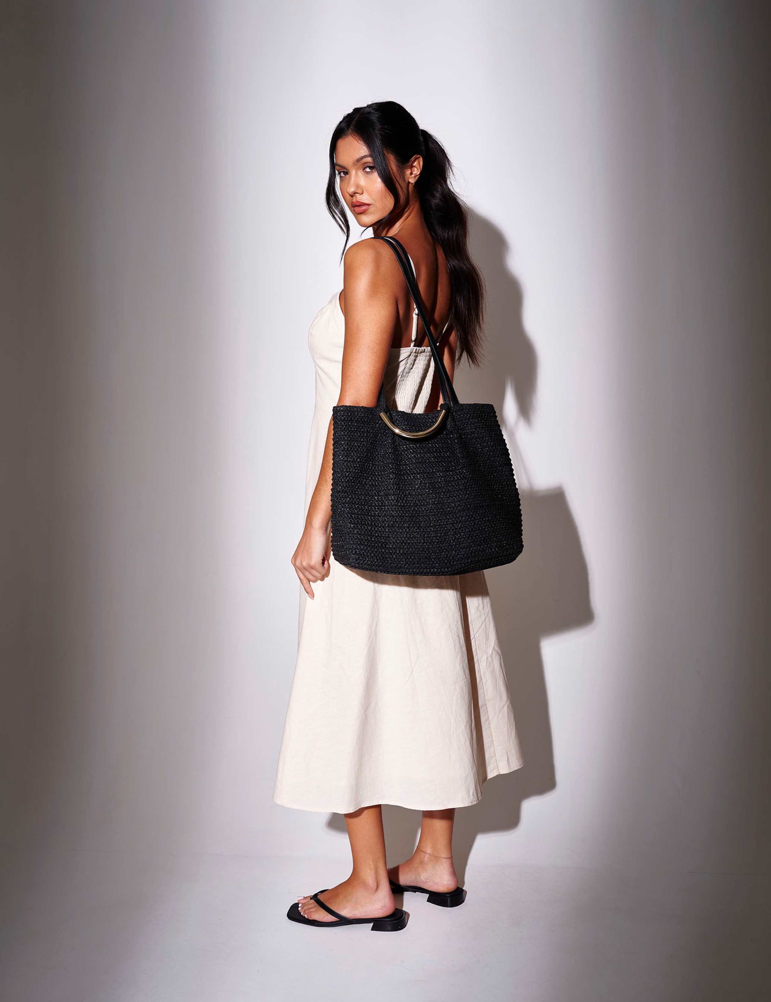 Straw Woven Shoulder Bag