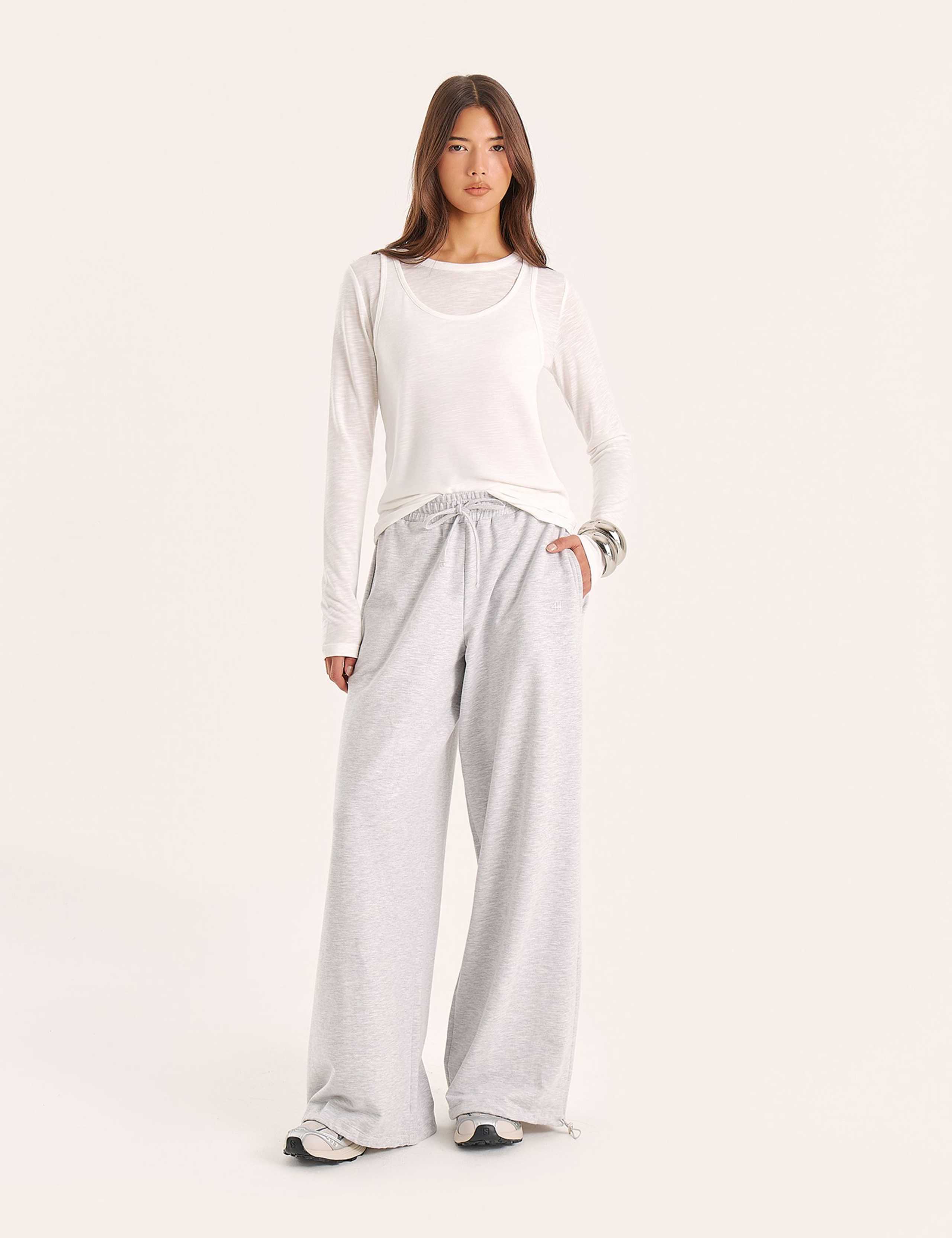 Pure Cotton Elasticated Waist Joggers