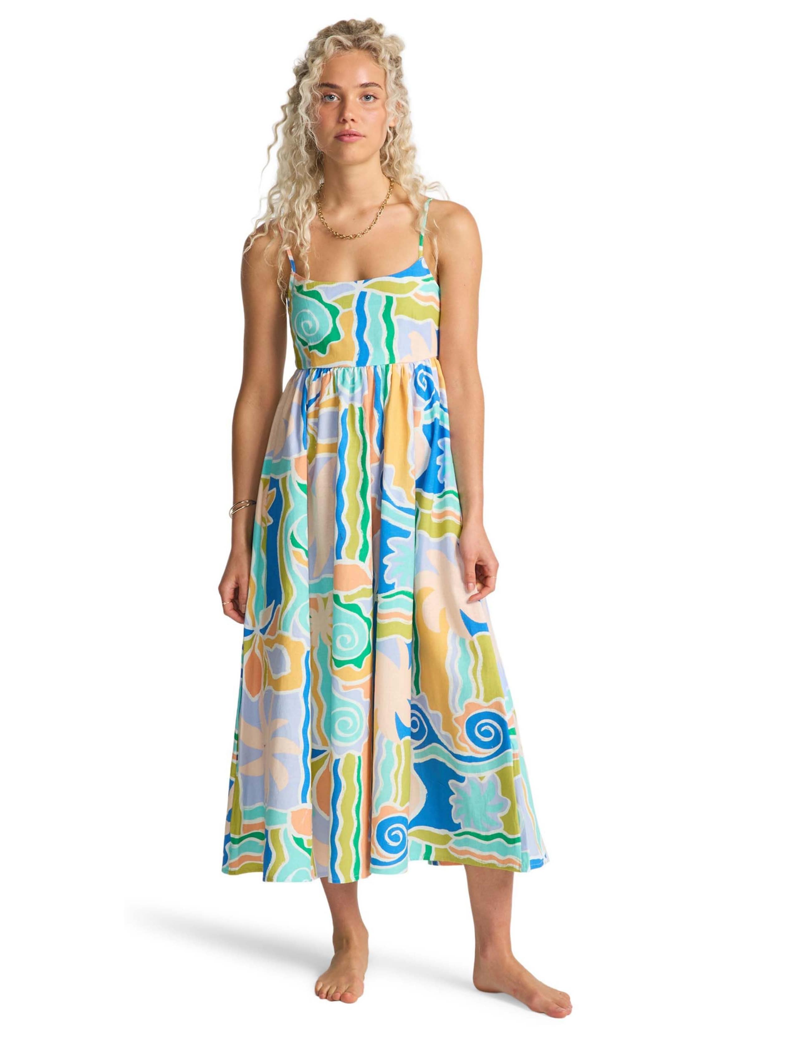Island Life Cotton Rich Midaxi Beach Dress