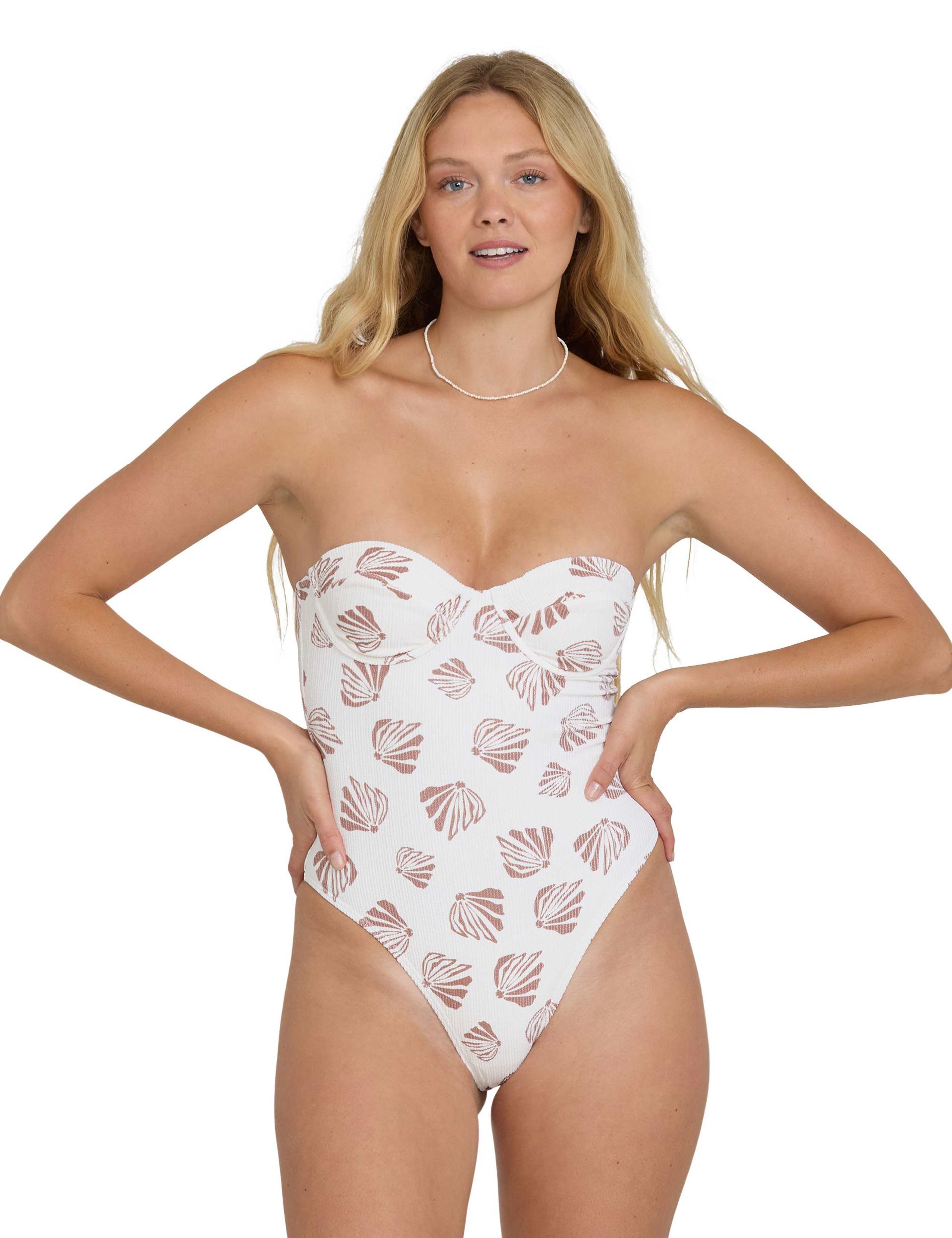 Sandy Shells Hailey Wired Bandeau Swimsuit