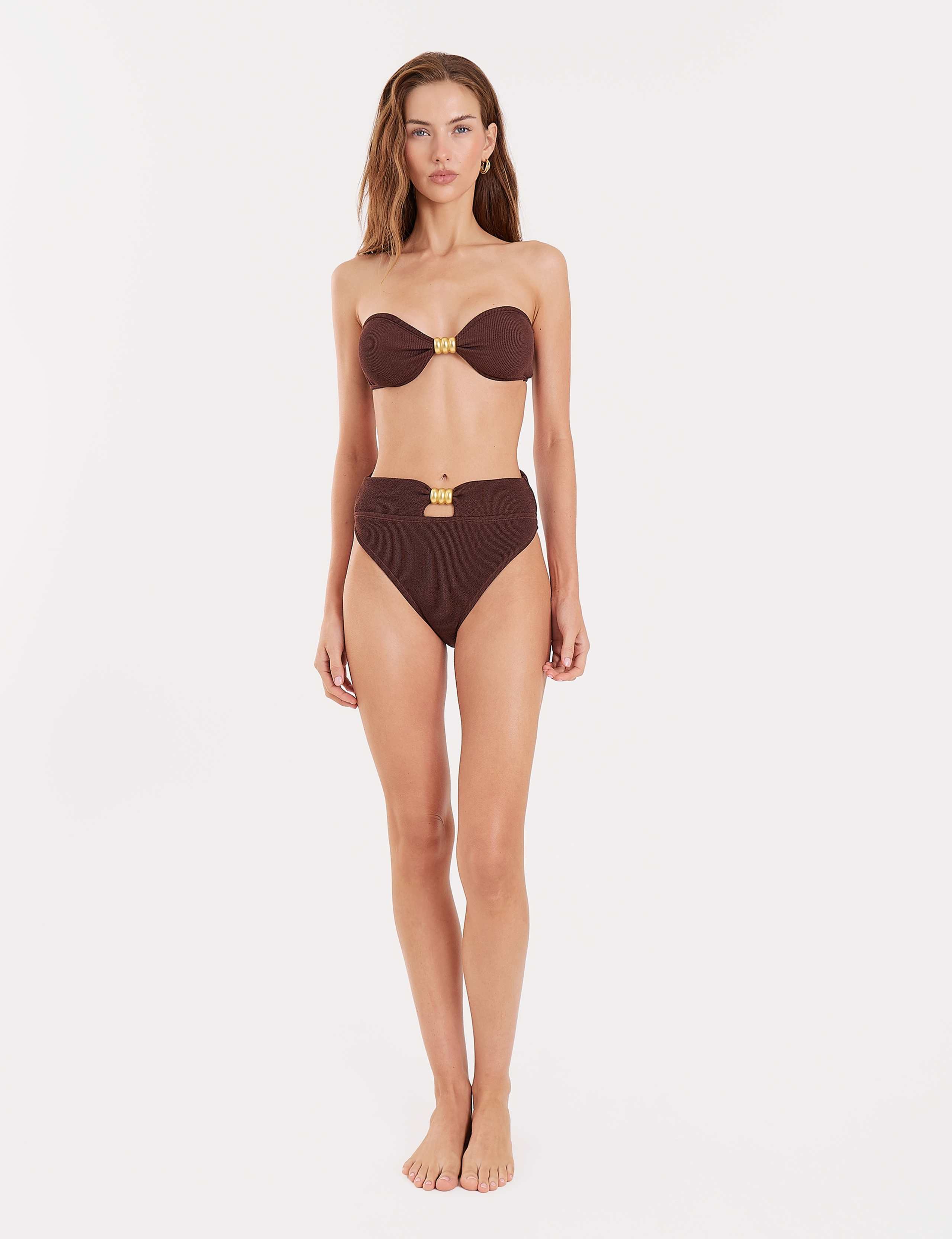 High Leg Bikini Bottoms