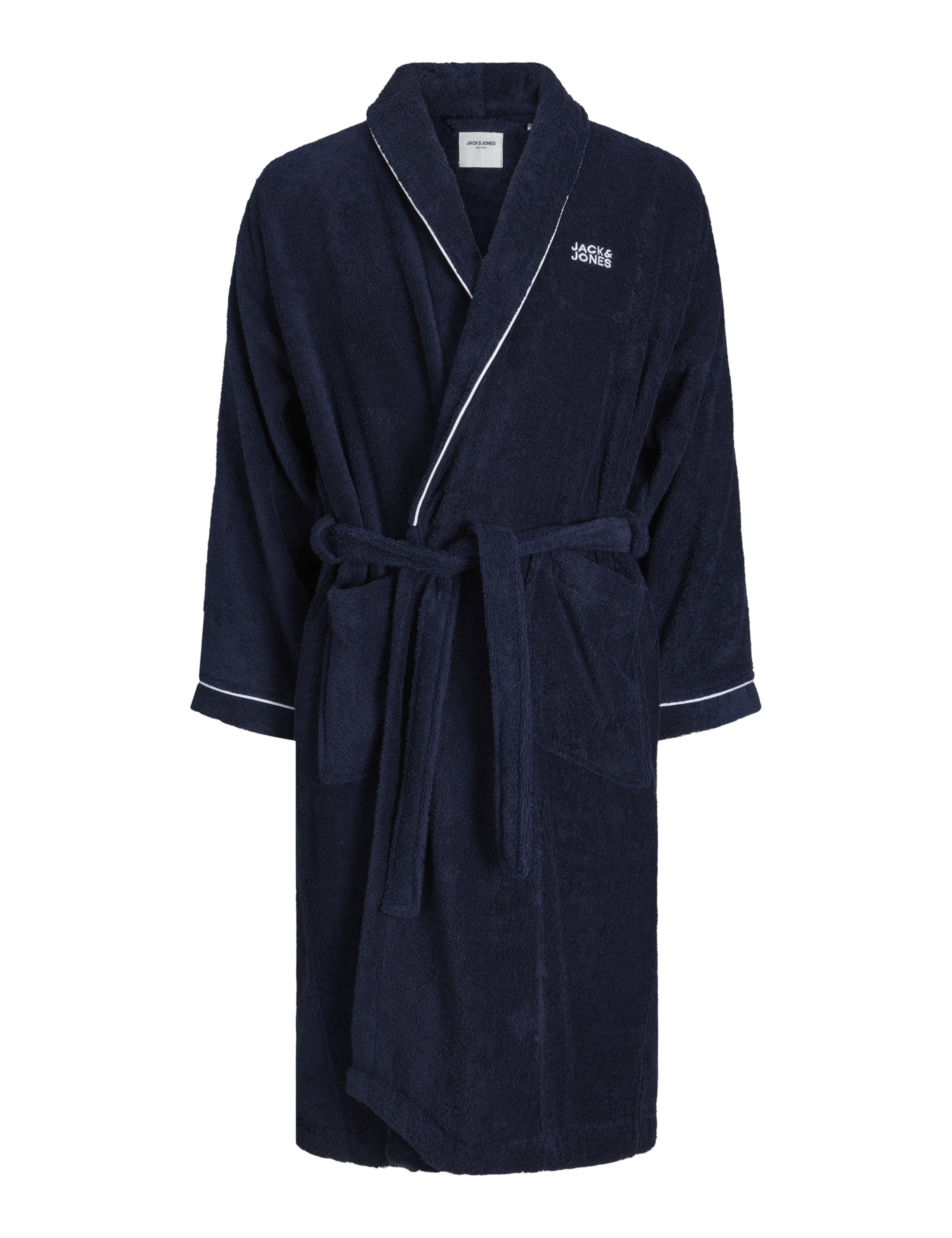 Pure Cotton Logo Hooded Dressing Gown