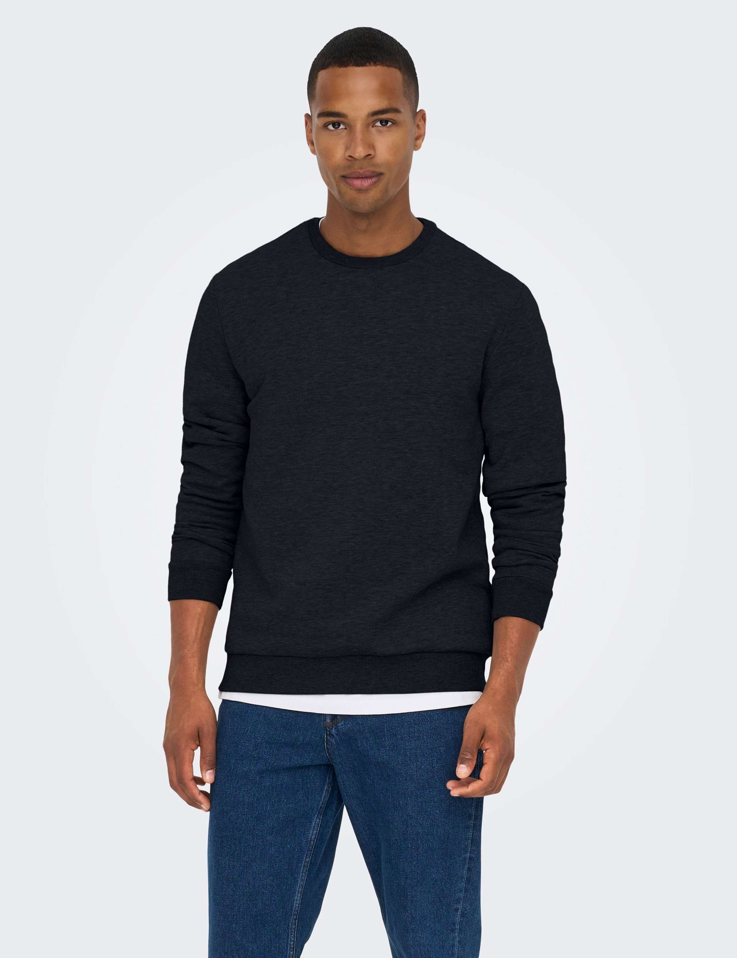 Cotton Rich Crew Neck Sweatshirt