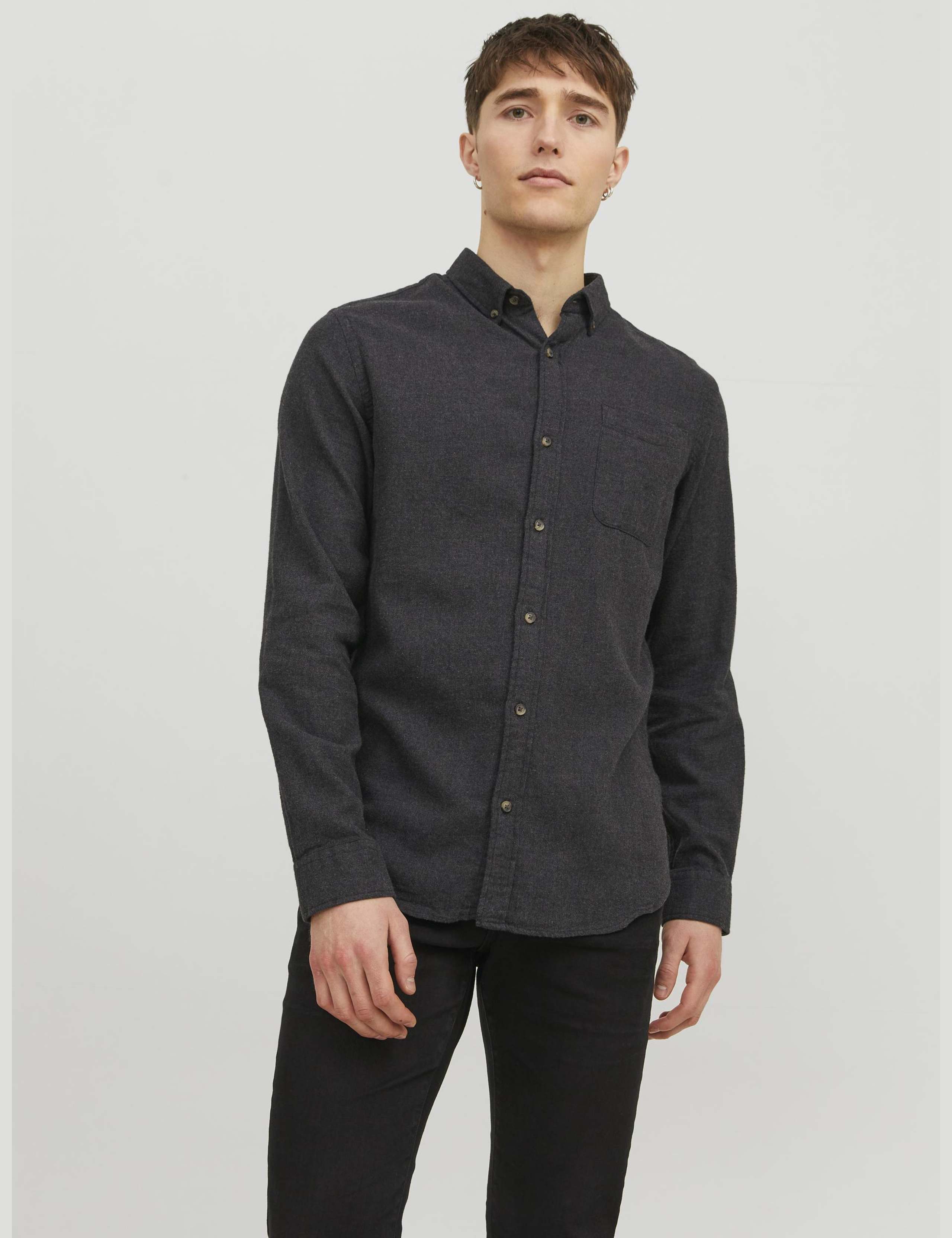 Slim Fit Easy Iron Pure Cotton Shirt