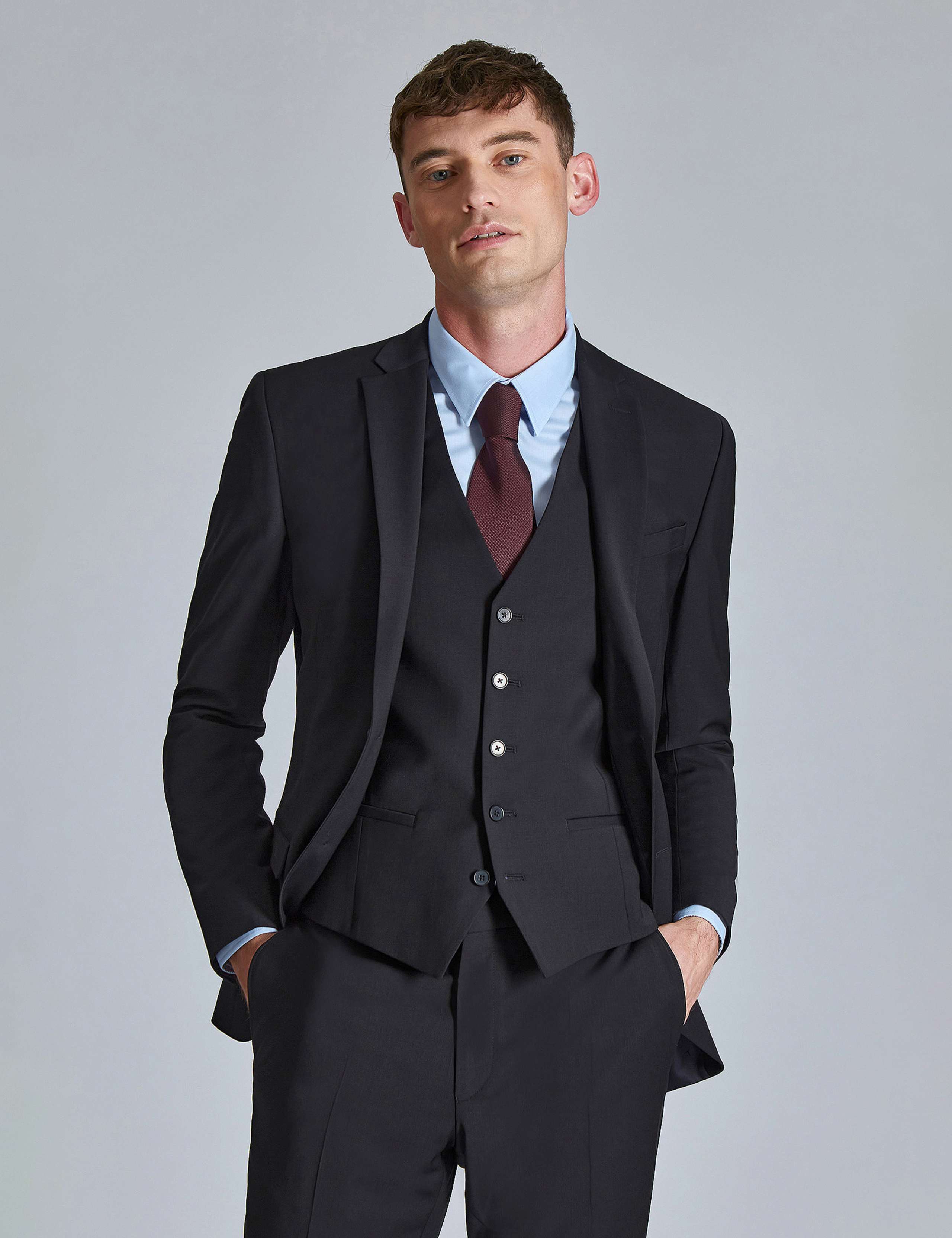 Slim Fit Wool Rich Suit Jacket