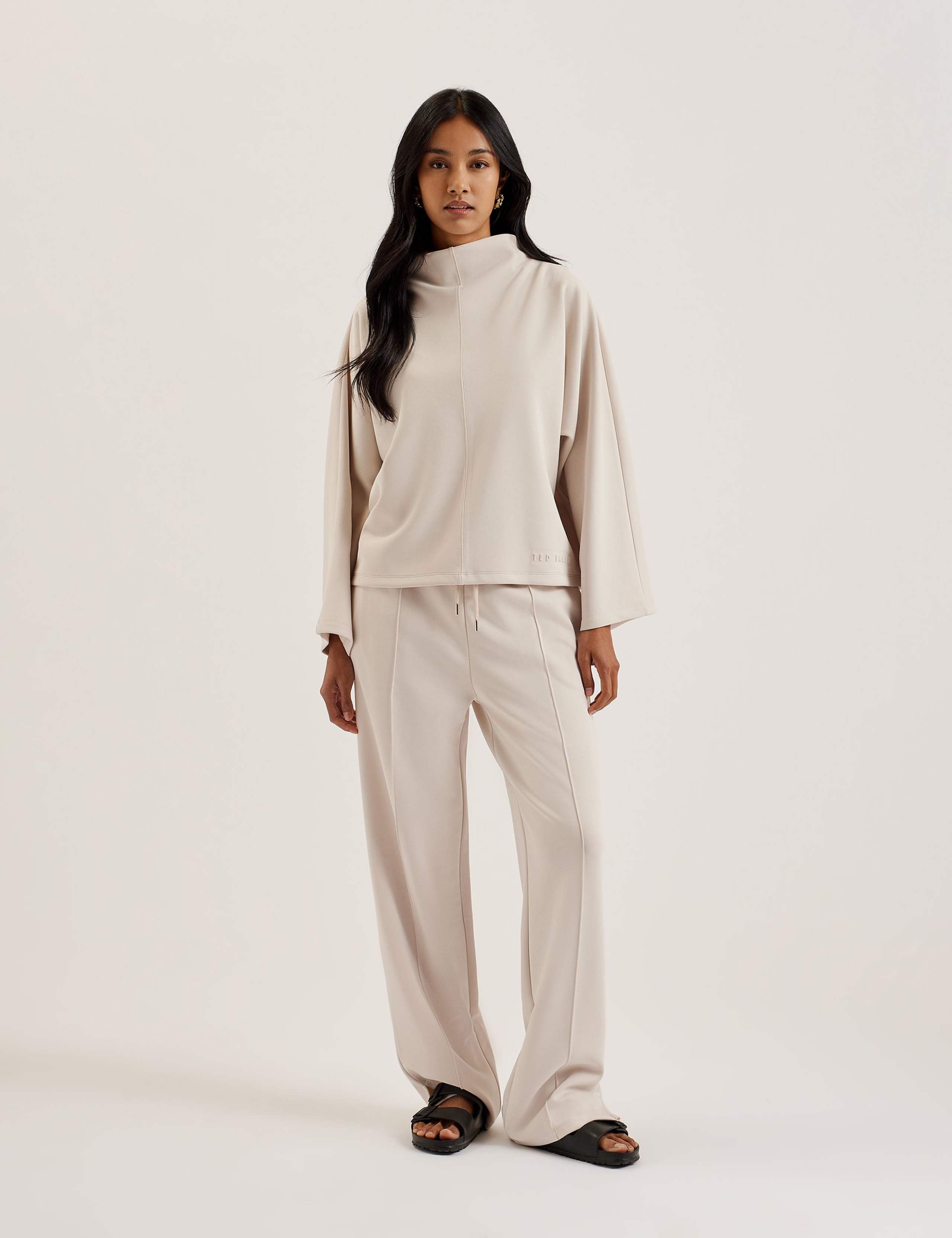 Modal Blend Split Hem Joggers