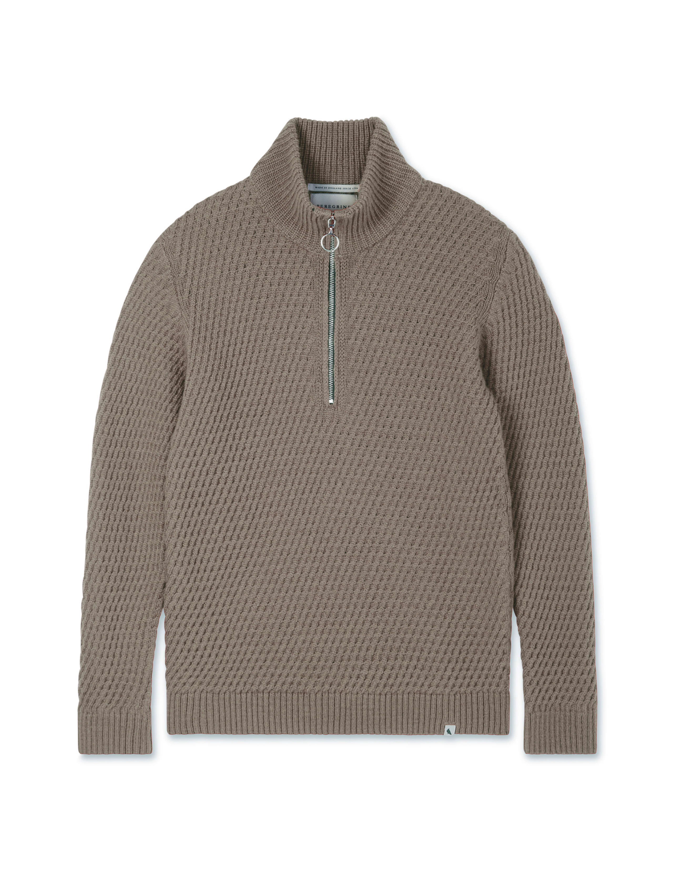 Pure Wool Cable High Neck Jumper