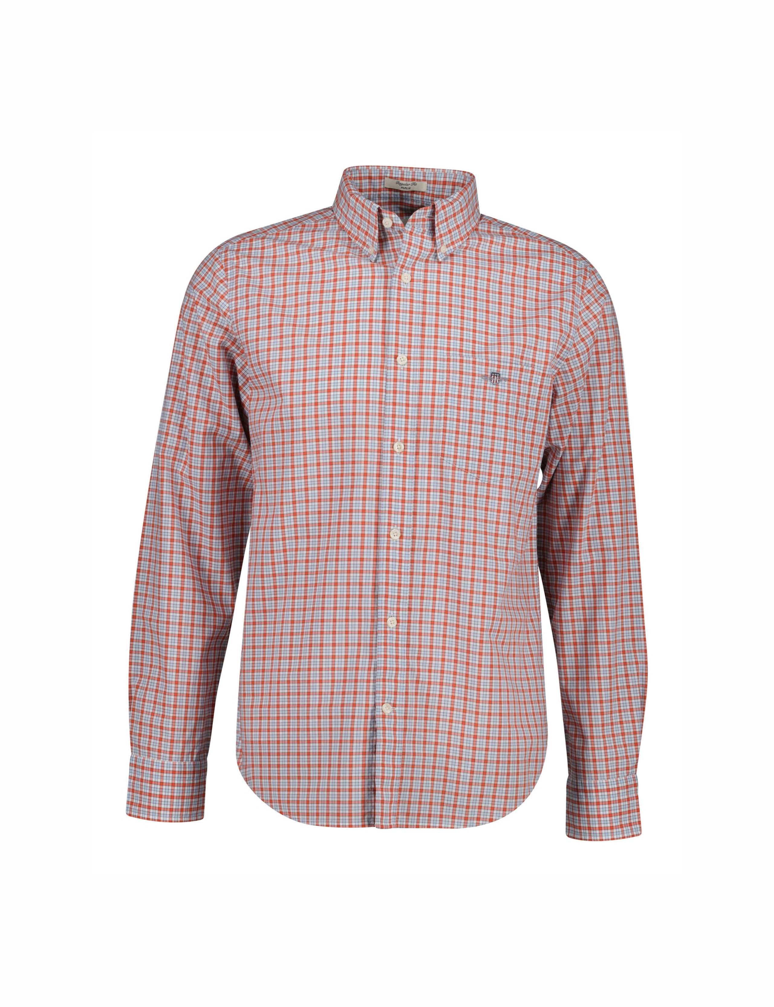 Regular Fit Pure Cotton Poplin Checked Shirt