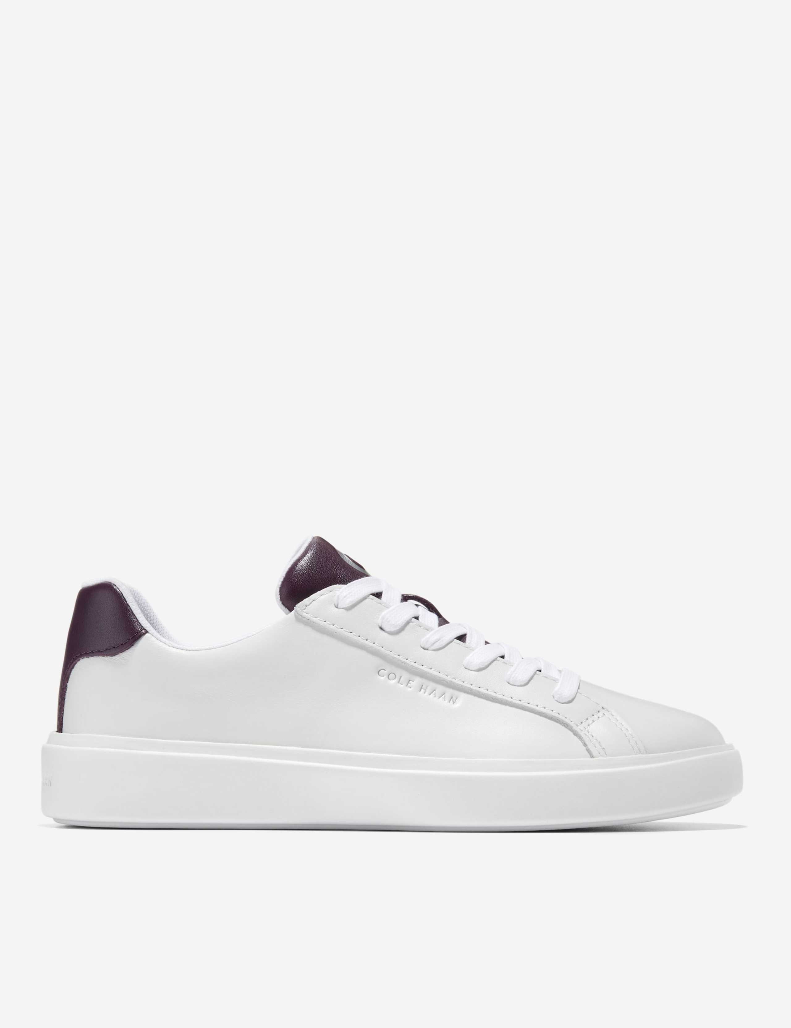 Leather Lace Up Trainers
