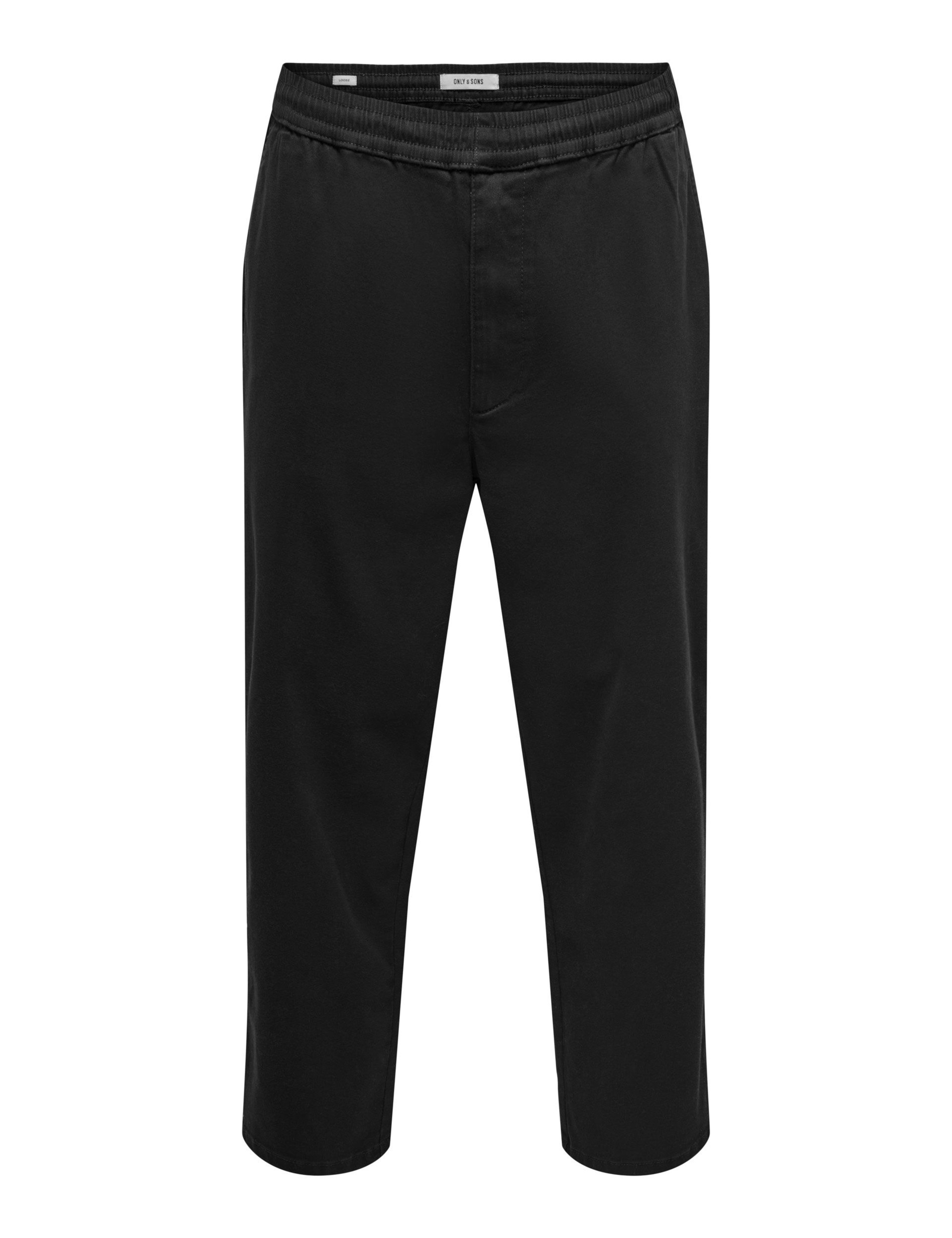 Loose Fit Elasticated Waist Stretch Trousers