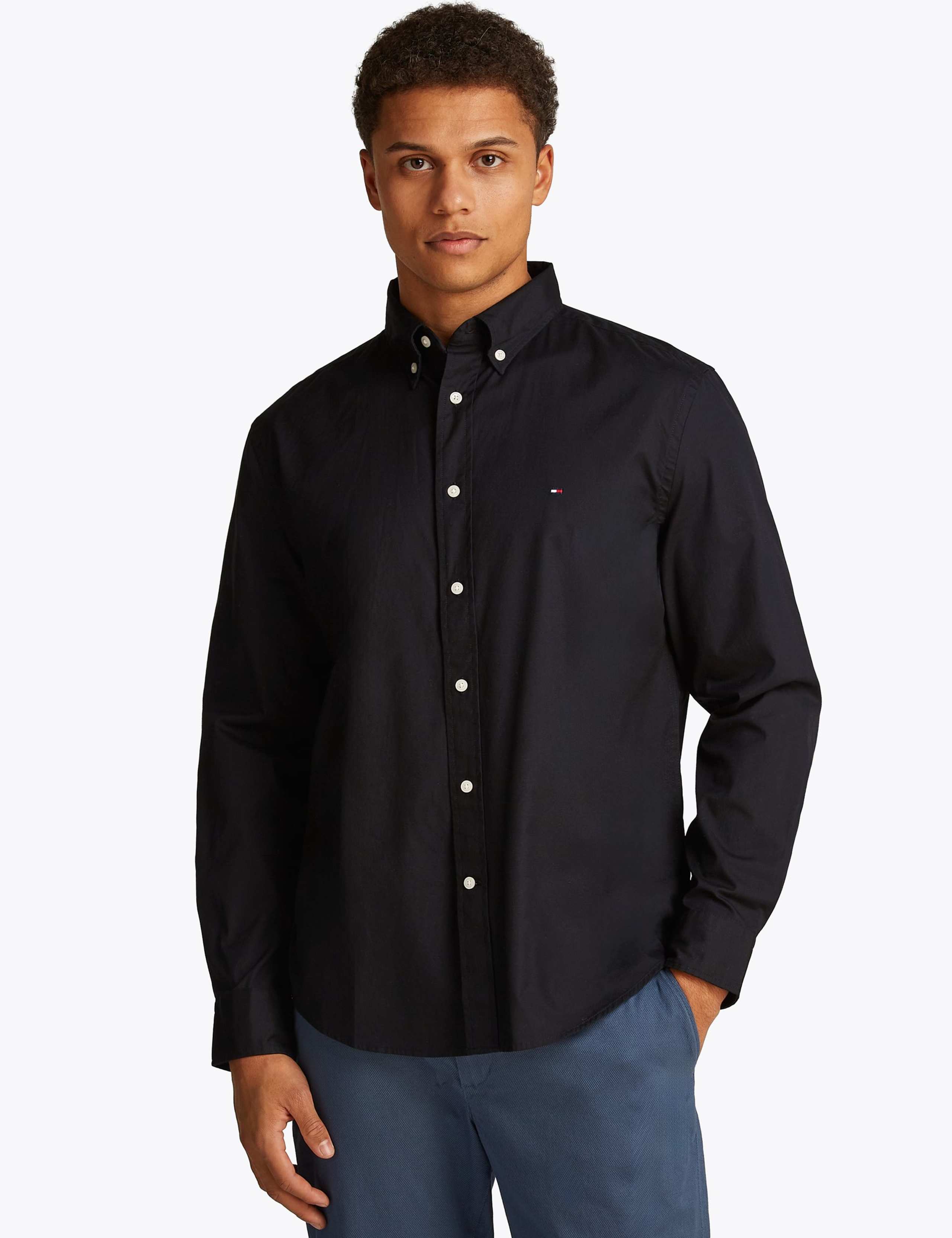 Flex Regular Fit Pure Cotton Oxford Shirt