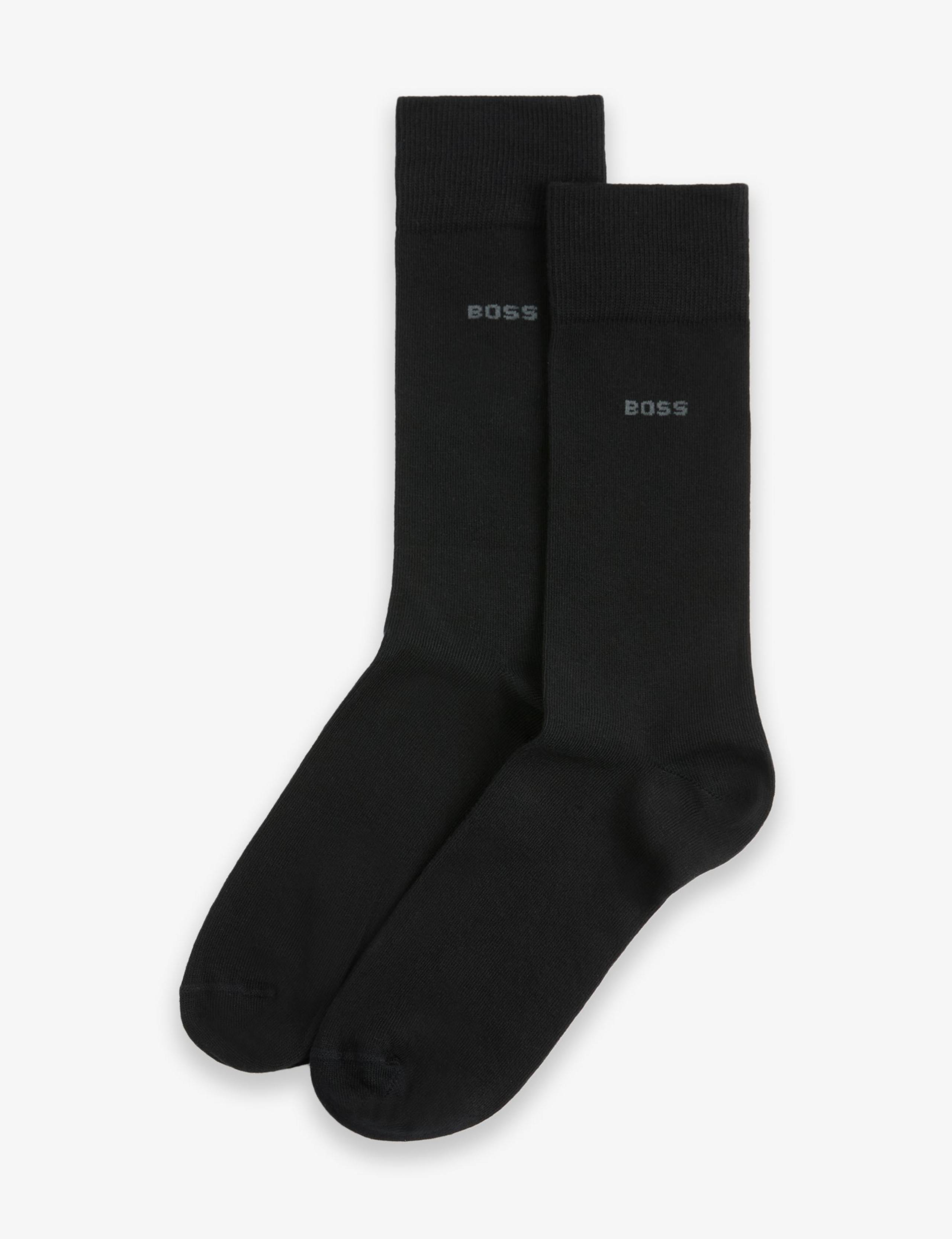 2 Pack Logo Cotton Rich Socks
