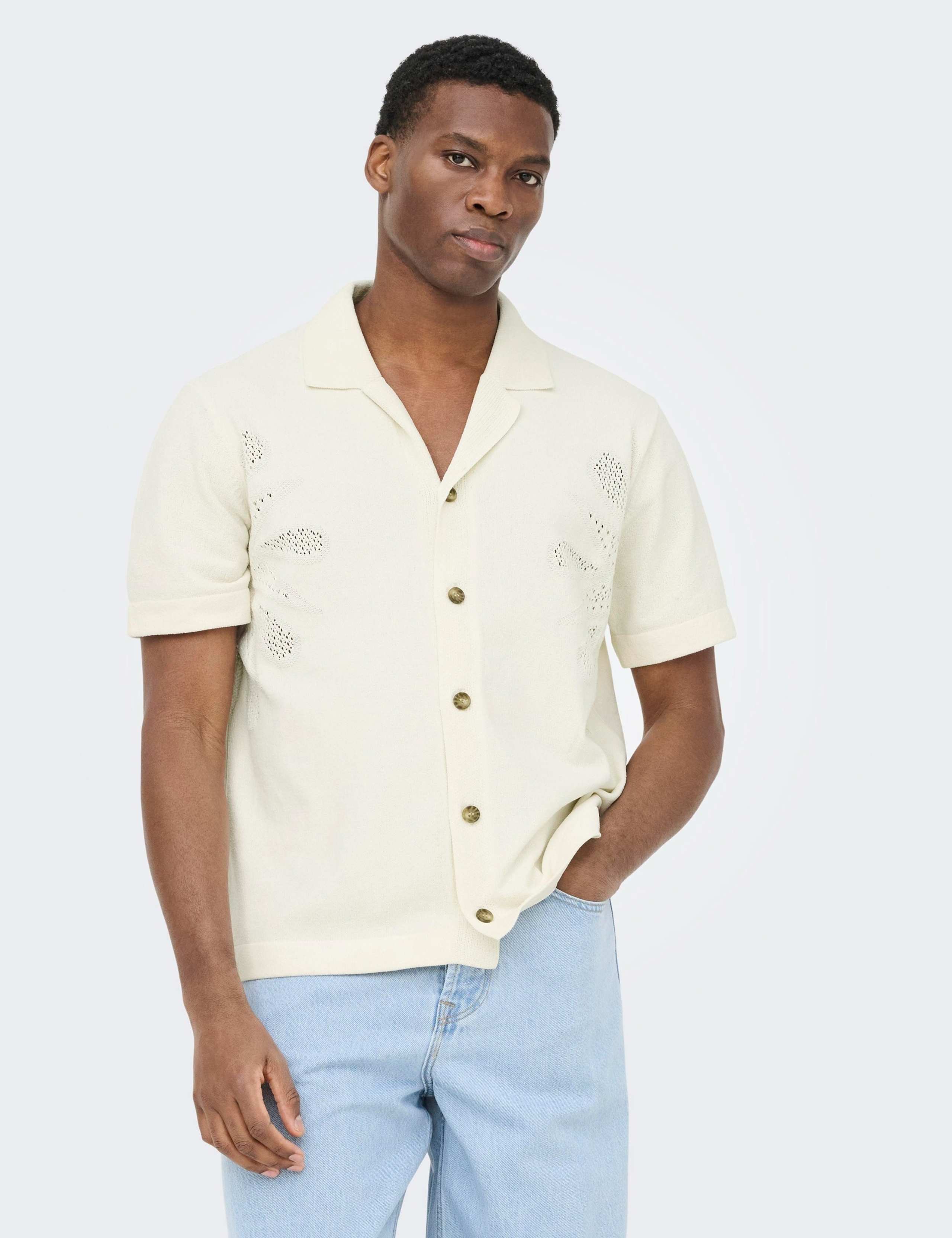 Embroidered Knitted Shirt