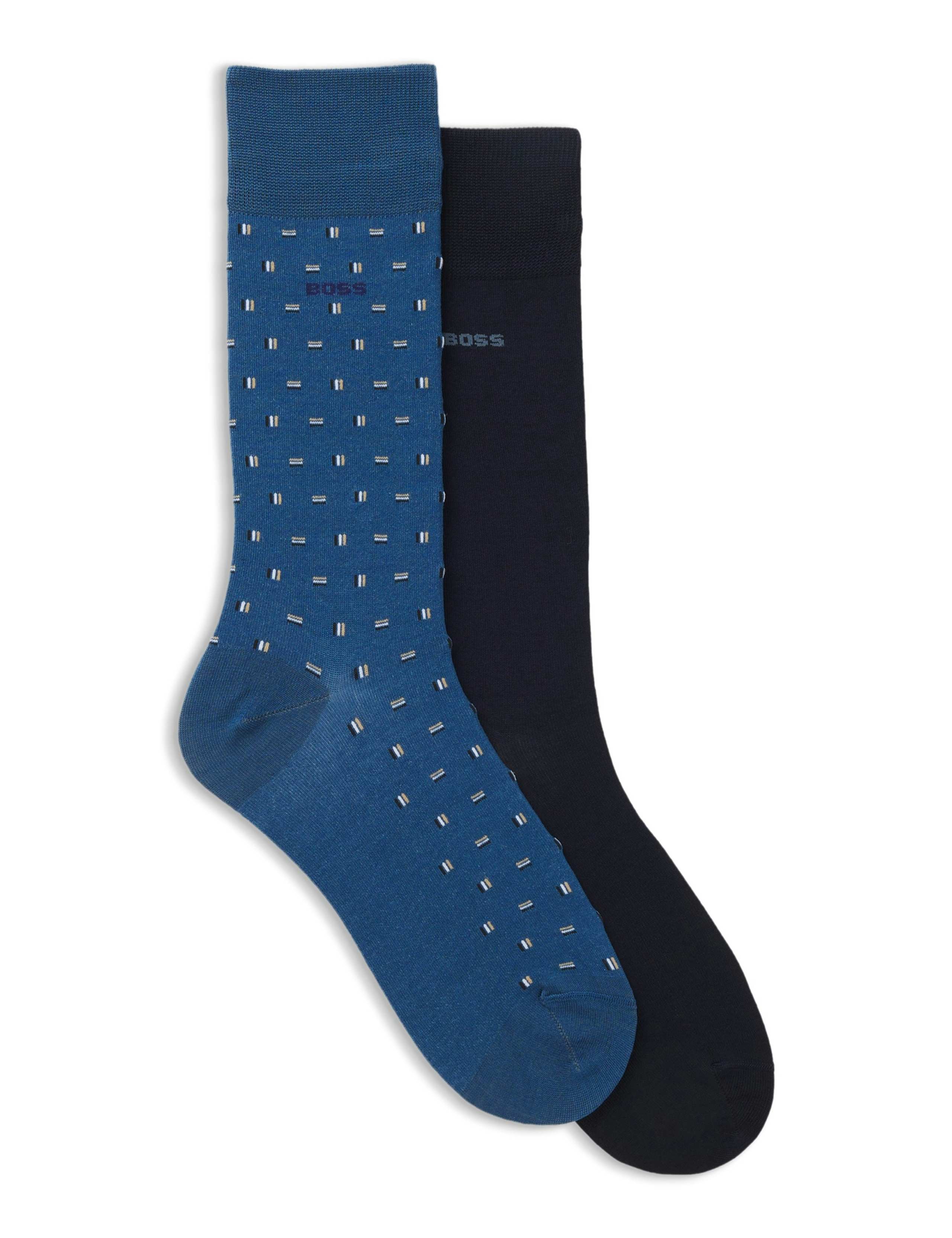 2 Pack Assorted Cotton Rich Socks