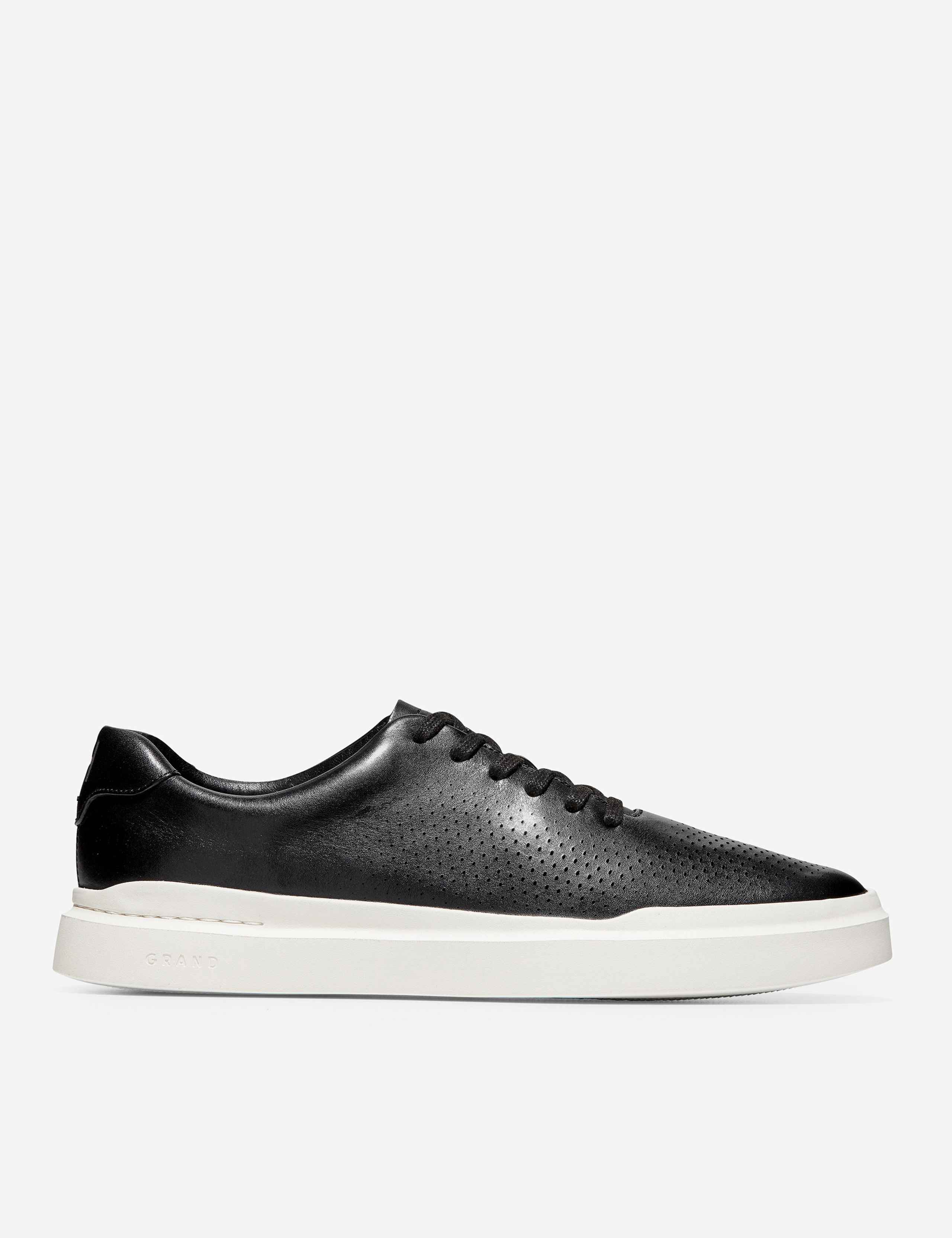 Leather Lace Up Trainers