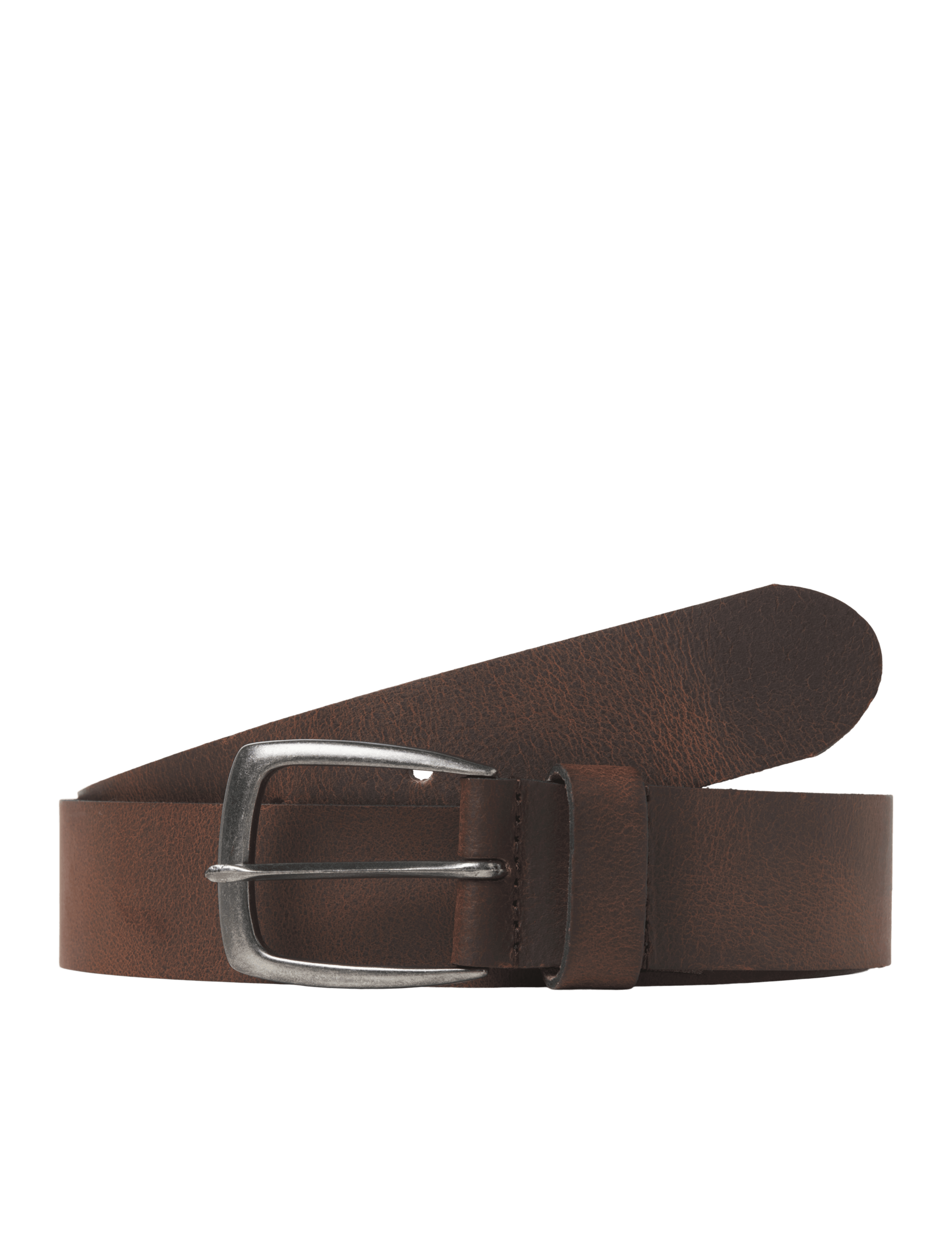 Leather Rectangular Buckle Belt