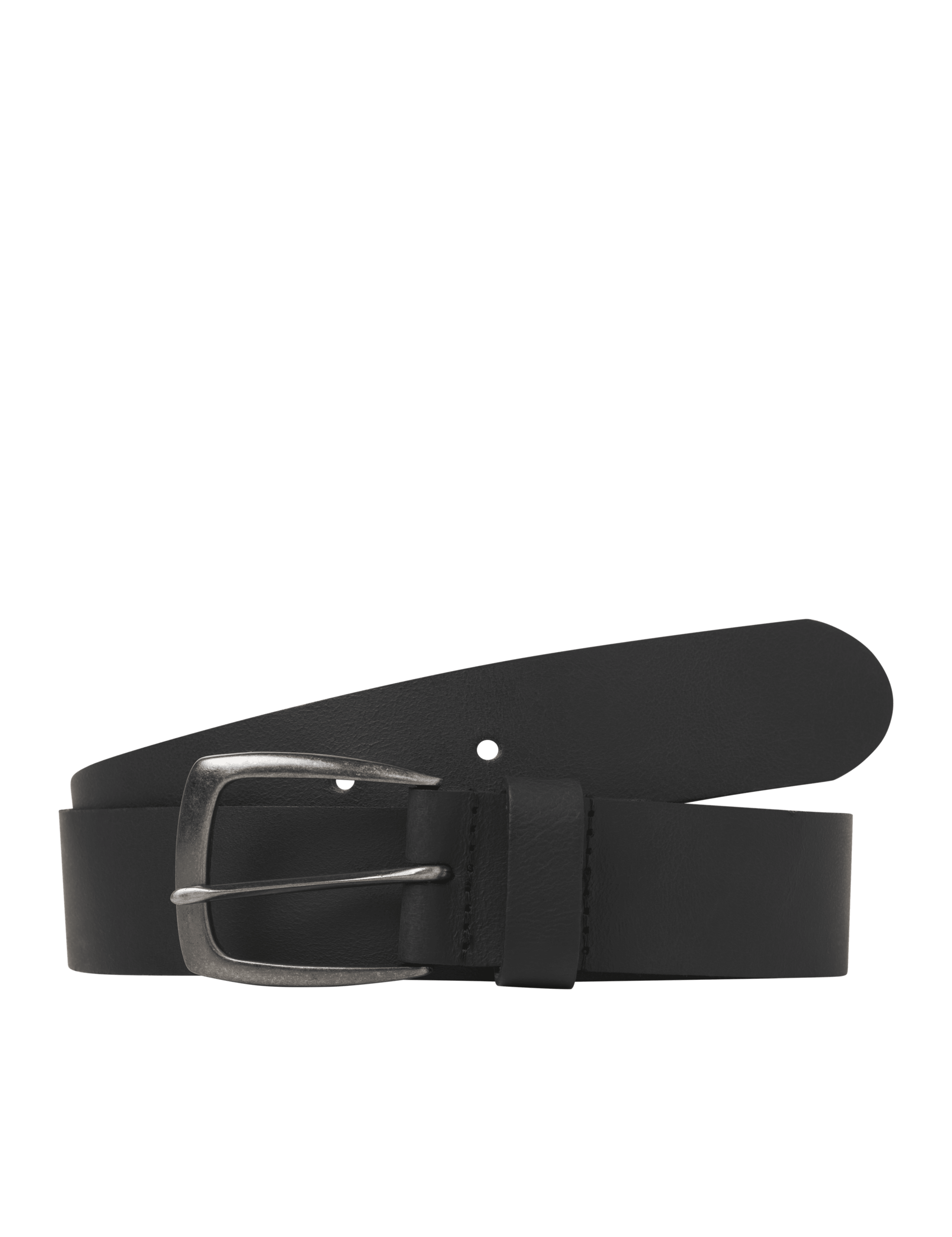 Leather Rectangular Buckle Belt