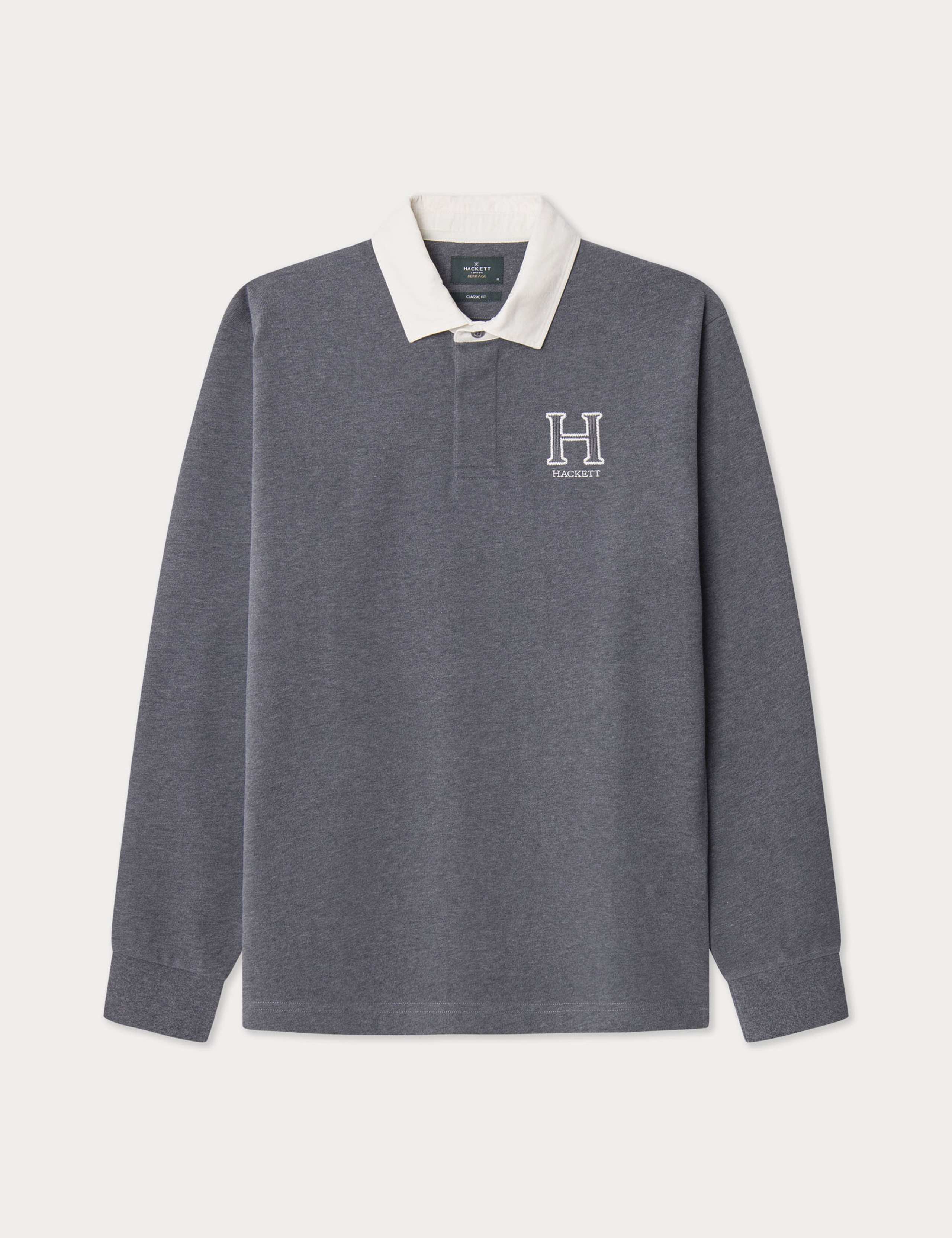 Pure Cotton Long Sleeve Rugby Shirt