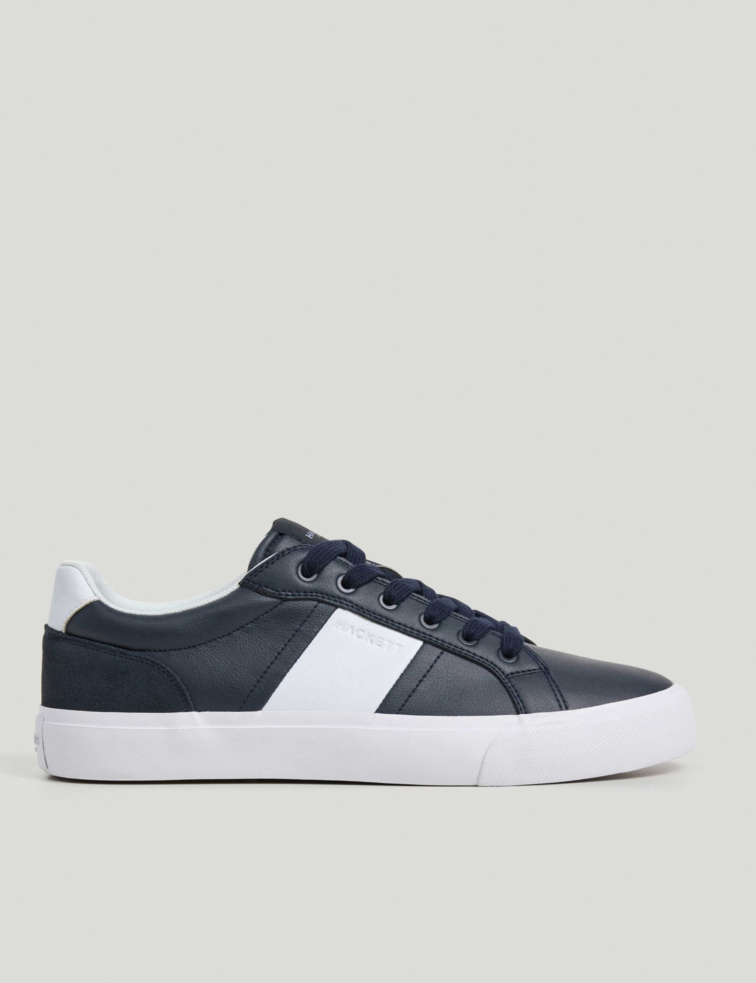 Suede Mixed Texture Trainers