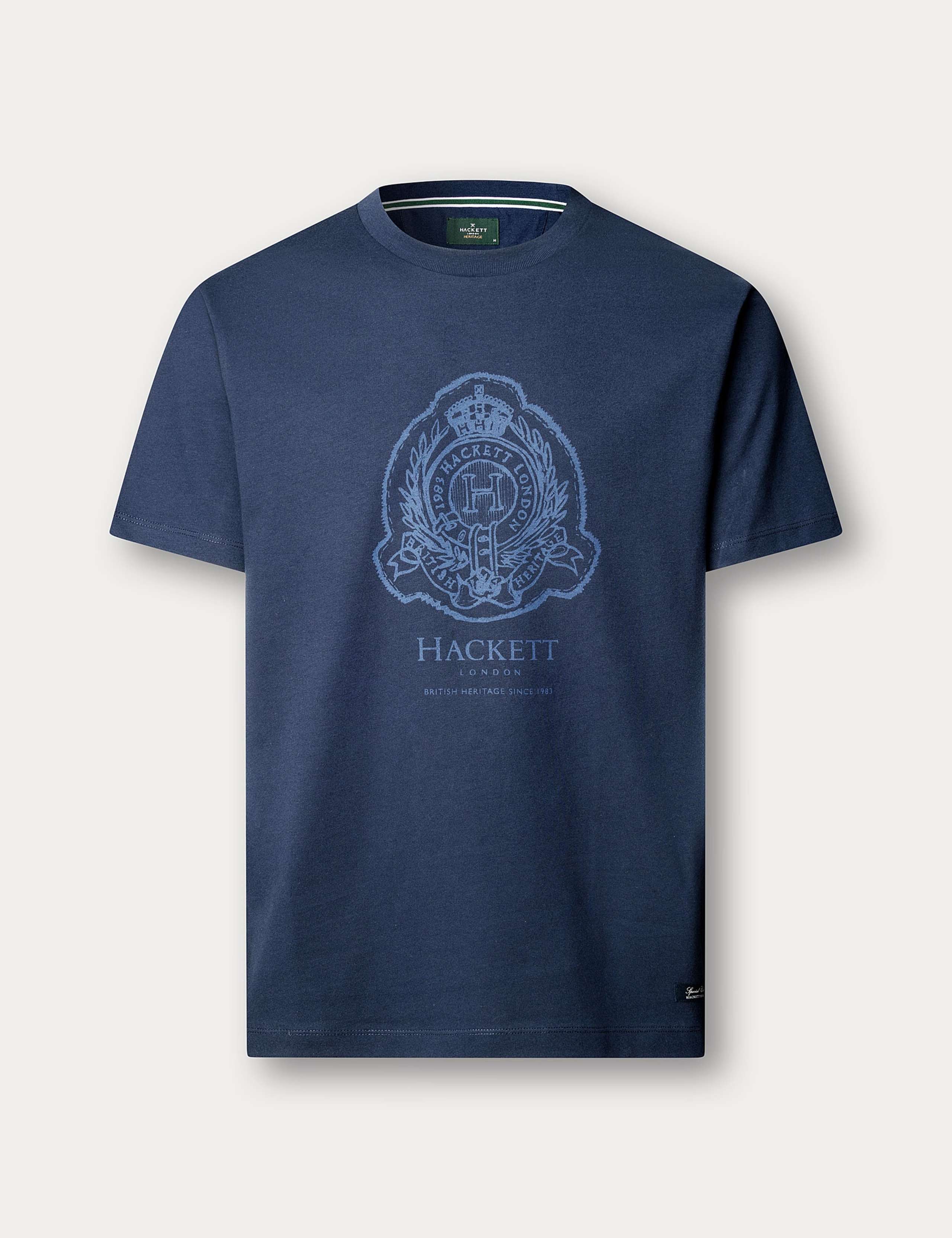 Pure Cotton Crew Neck Logo Graphic T-Shirt