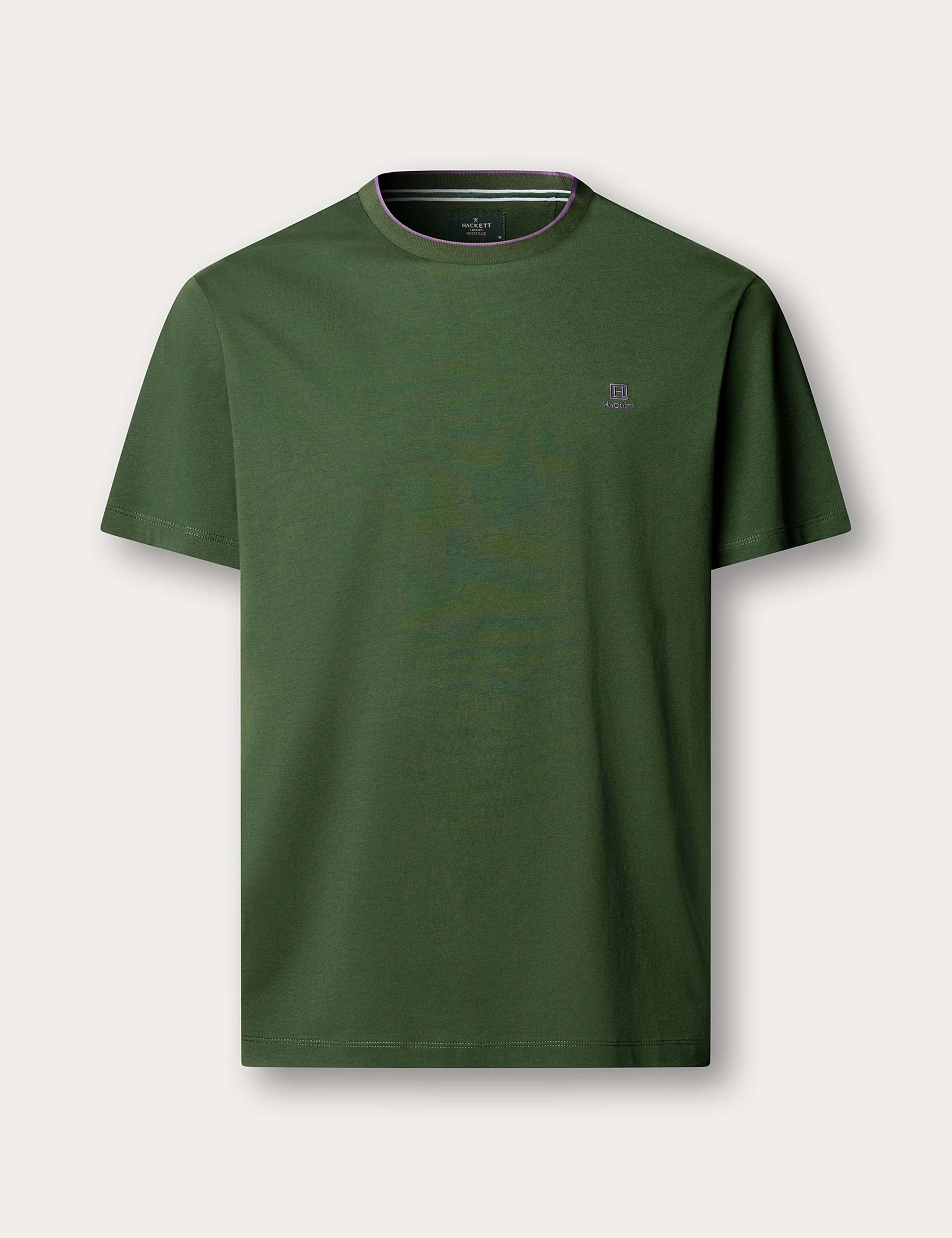 Pure Cotton Crew Neck T-Shirt