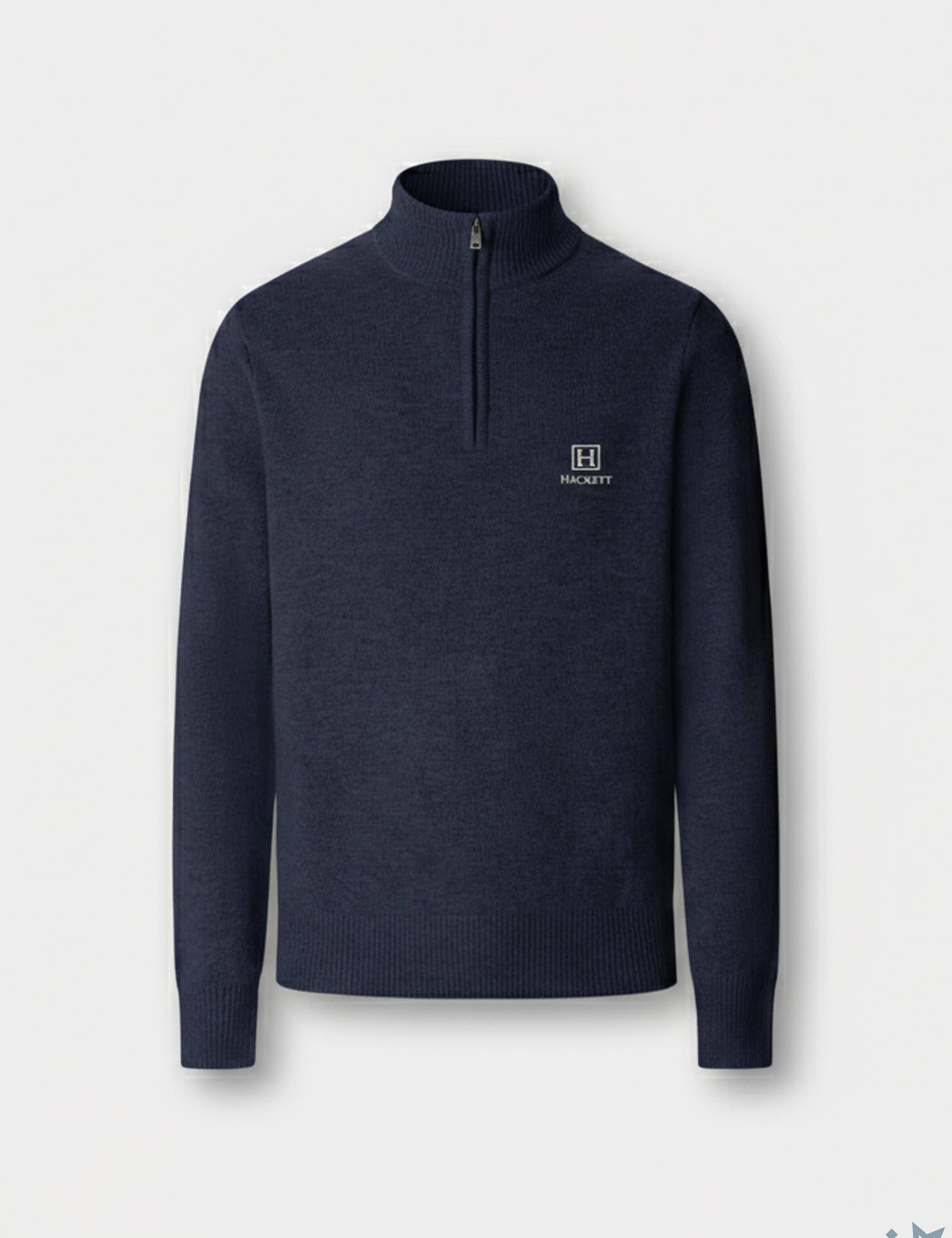 Pure Cotton Half Zip Jumper