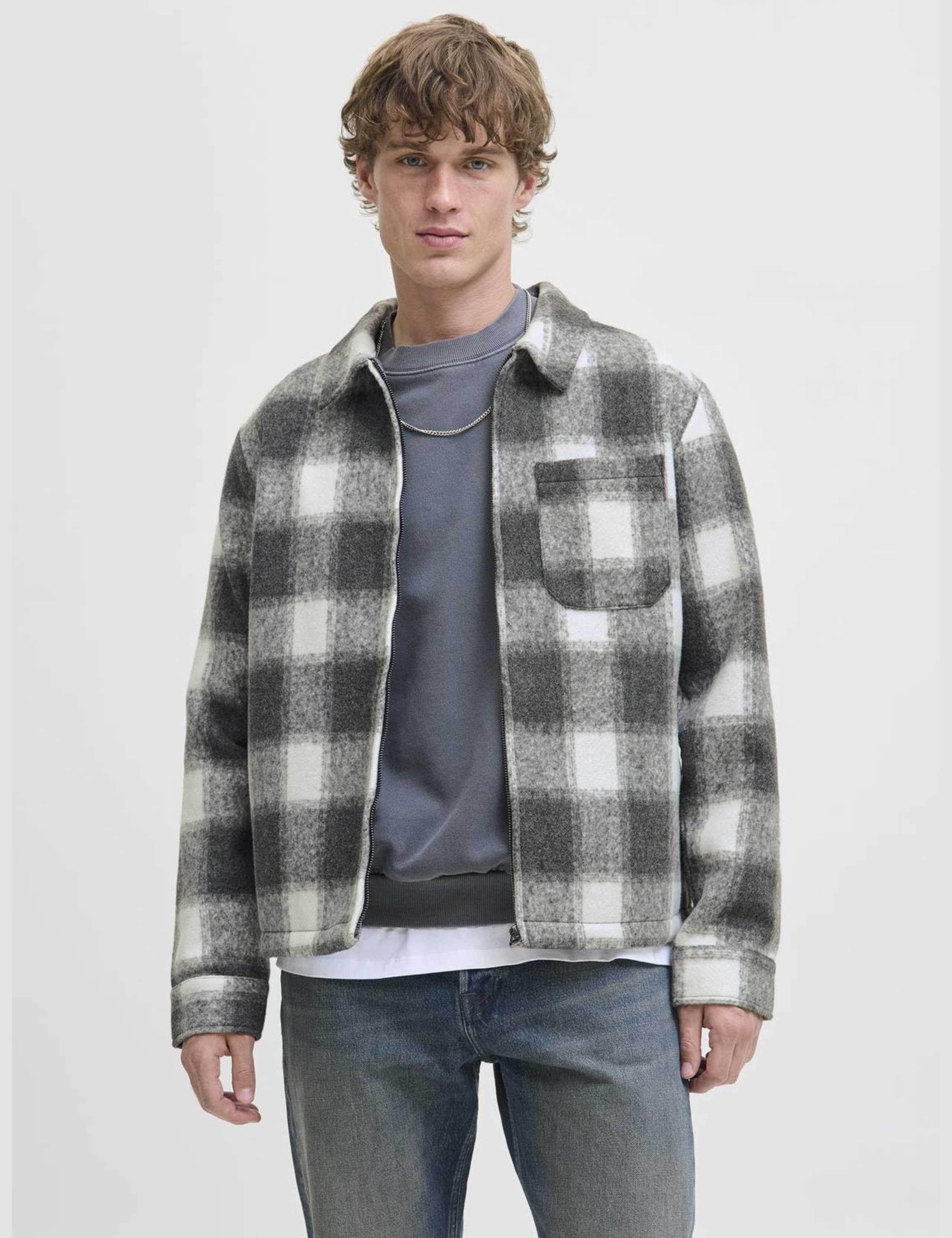Checked Shacket