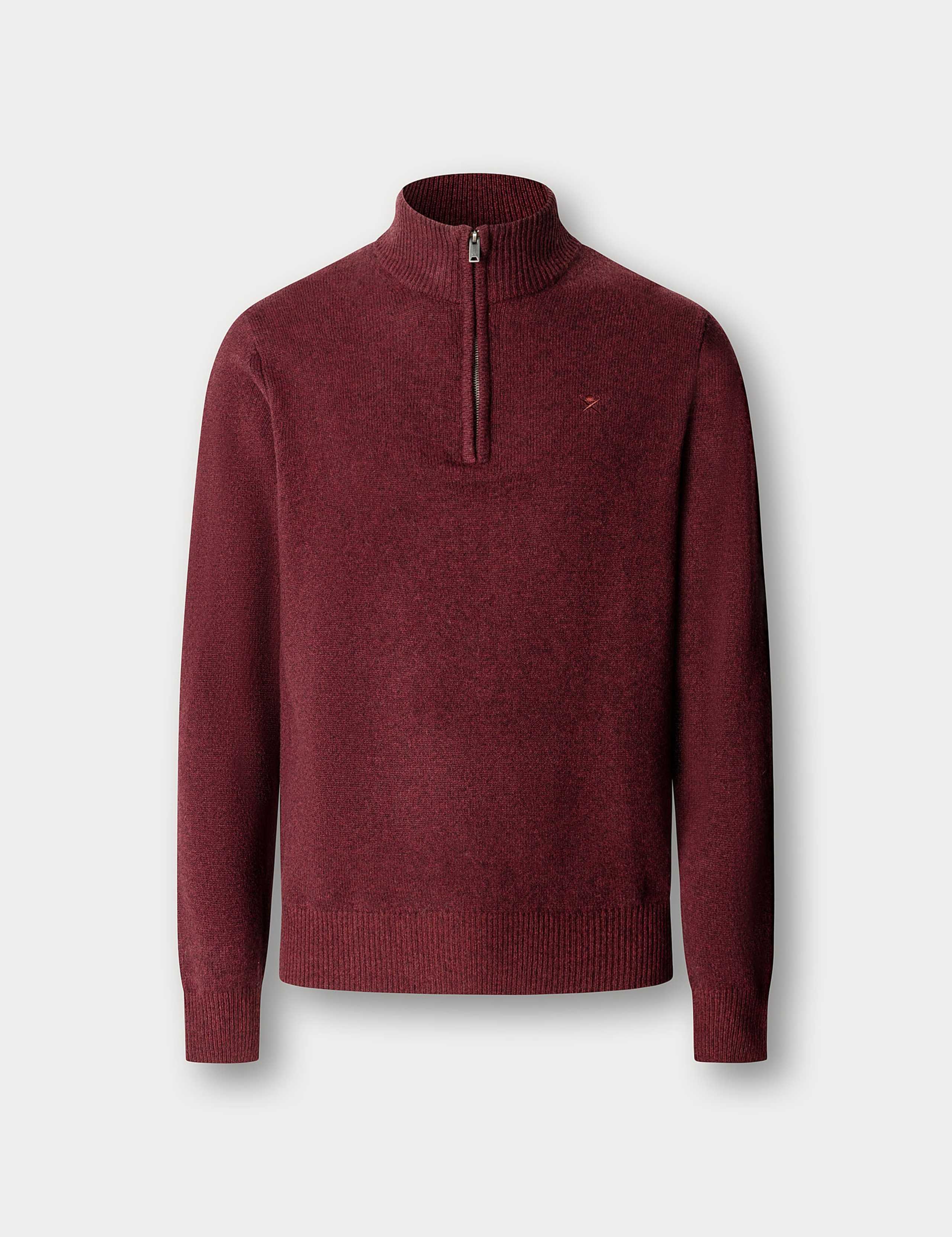 Lambswool Half Zip Jumper