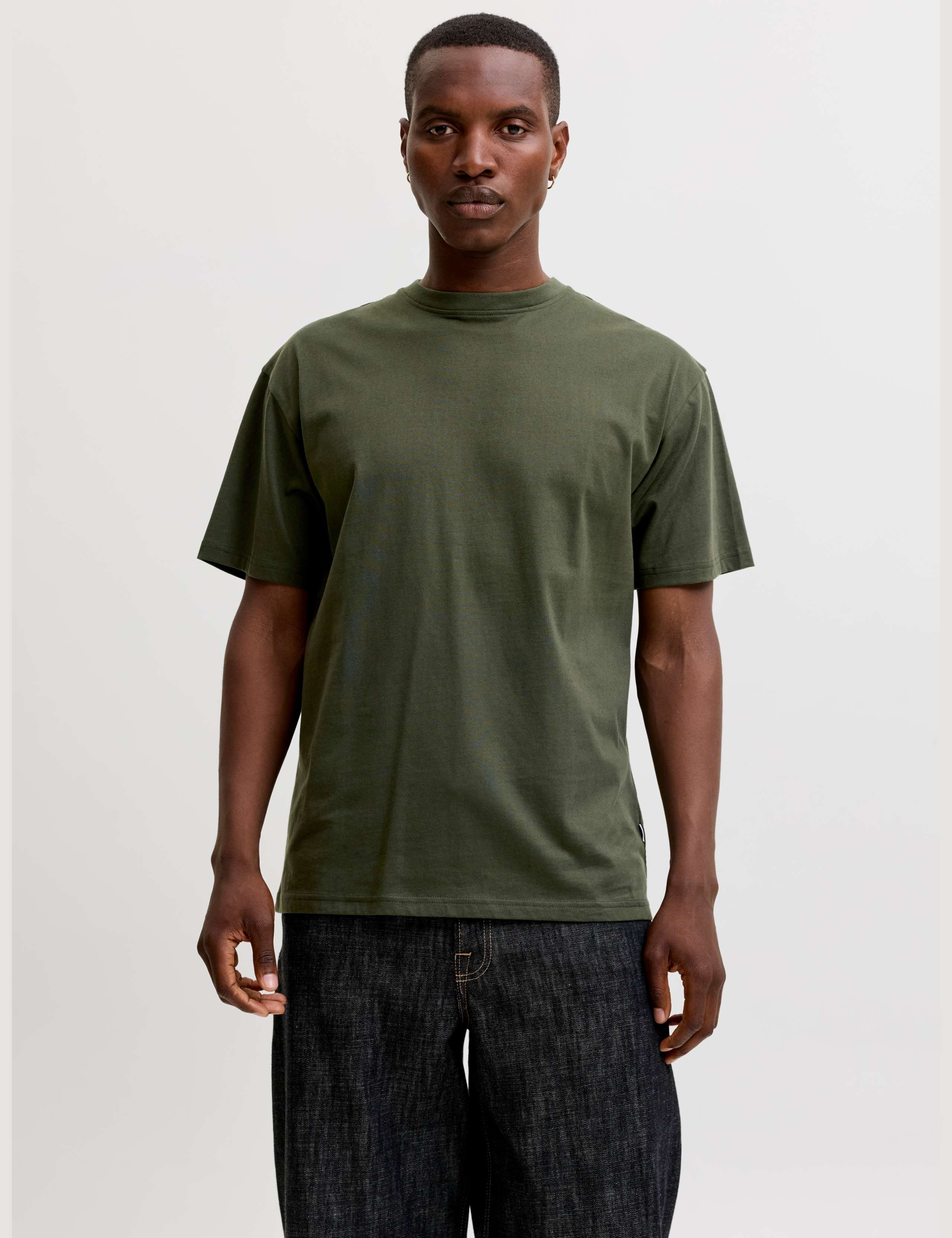 Pure Cotton Crew Neck T-Shirt
