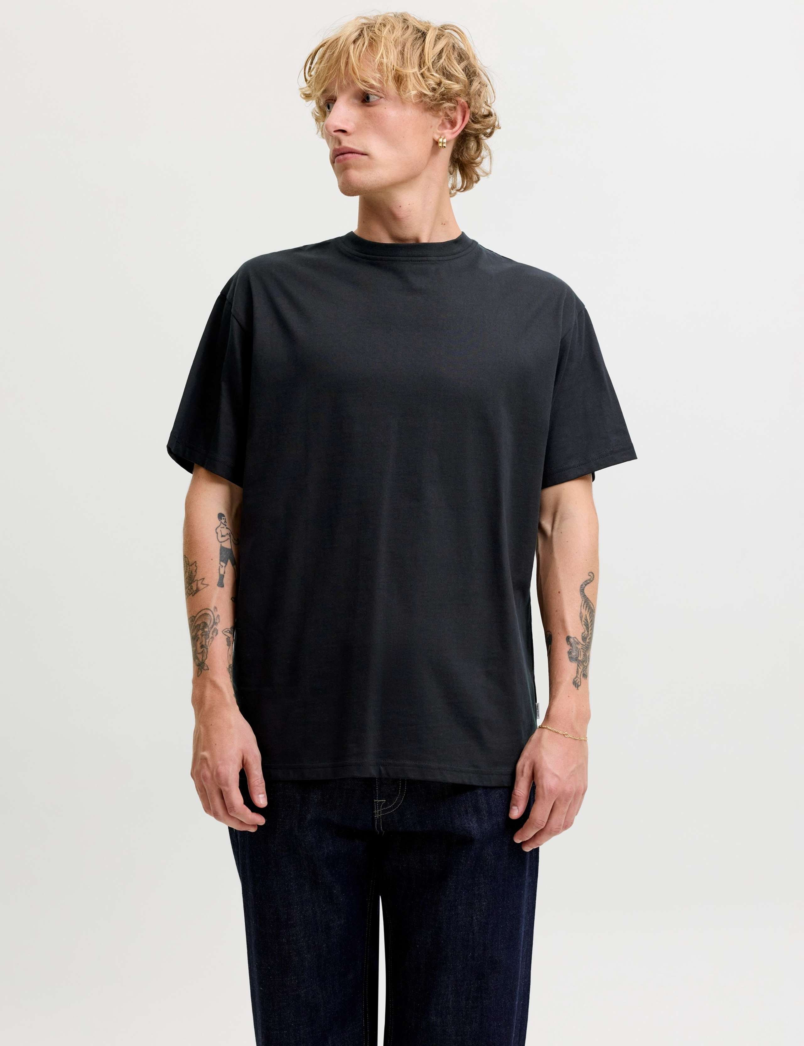 Pure Cotton Crew Neck T-Shirt