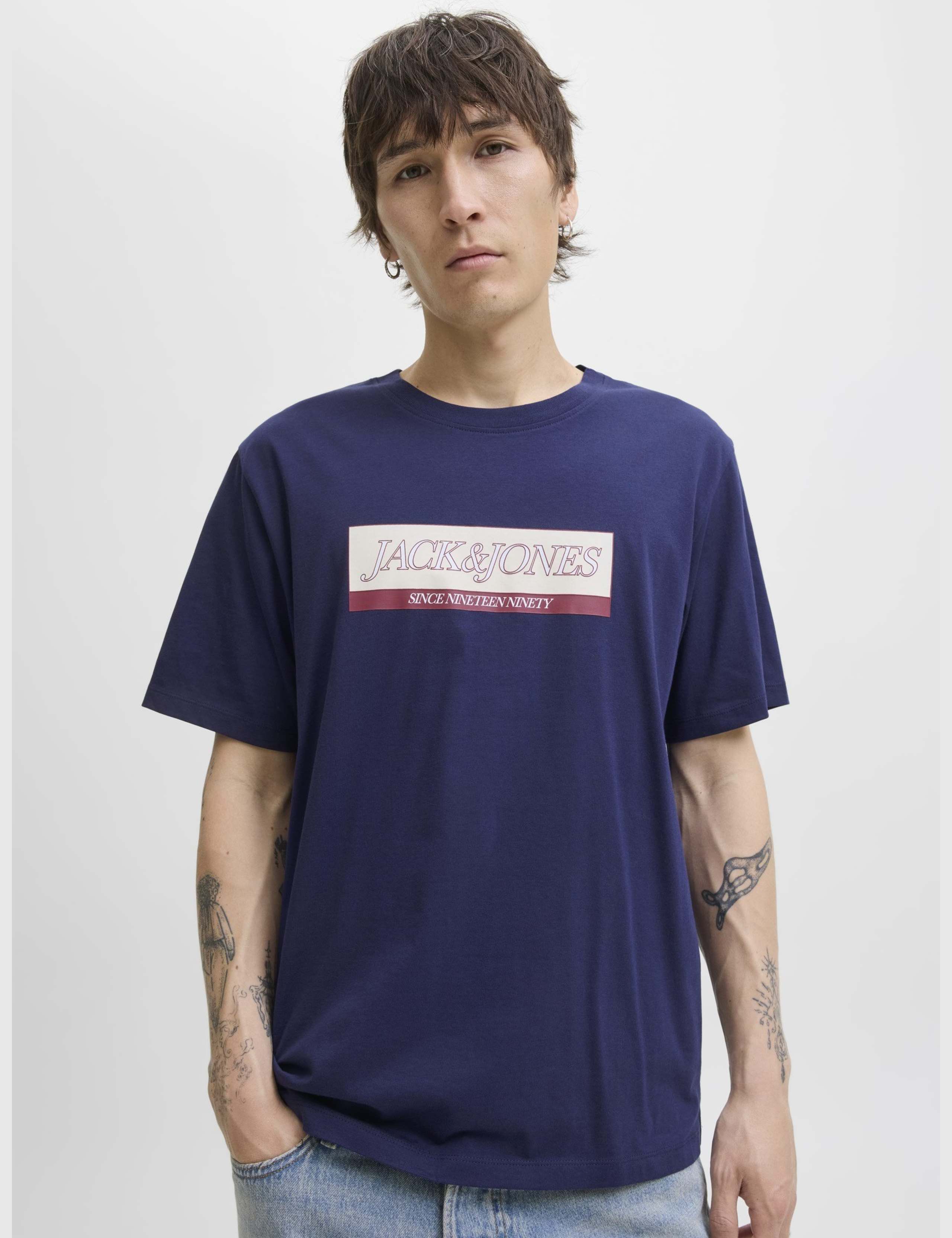 Pure Cotton Crew Neck T-Shirt