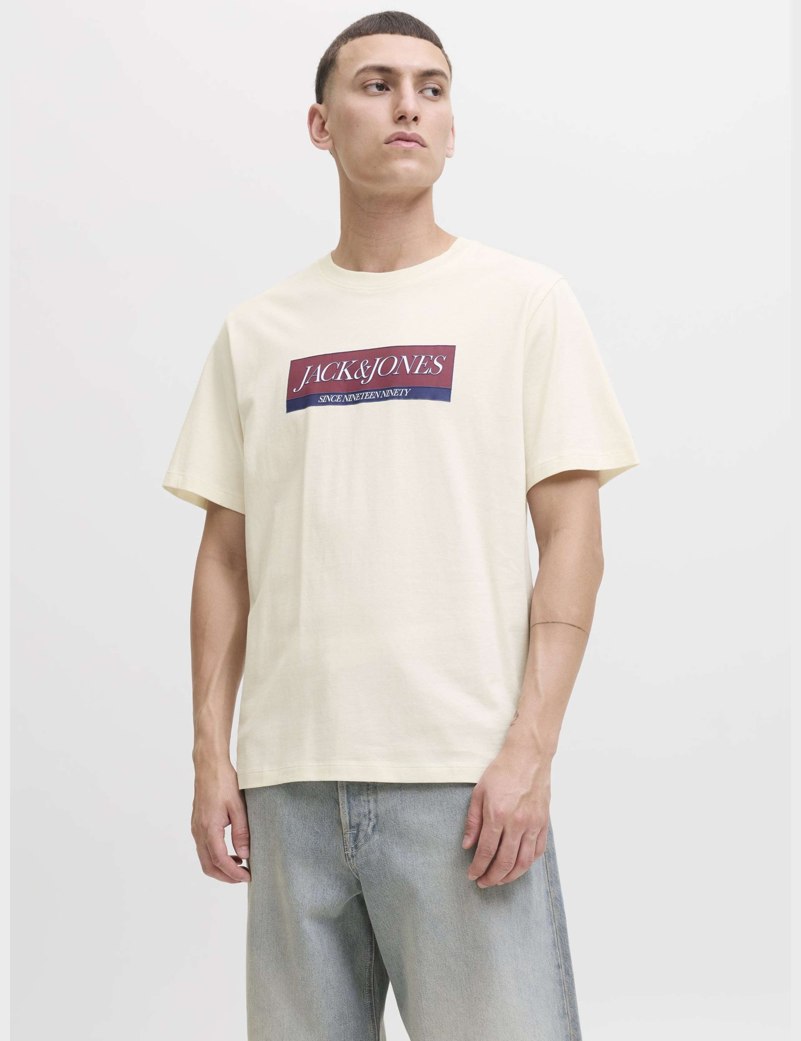 Pure Cotton Crew Neck T-Shirt