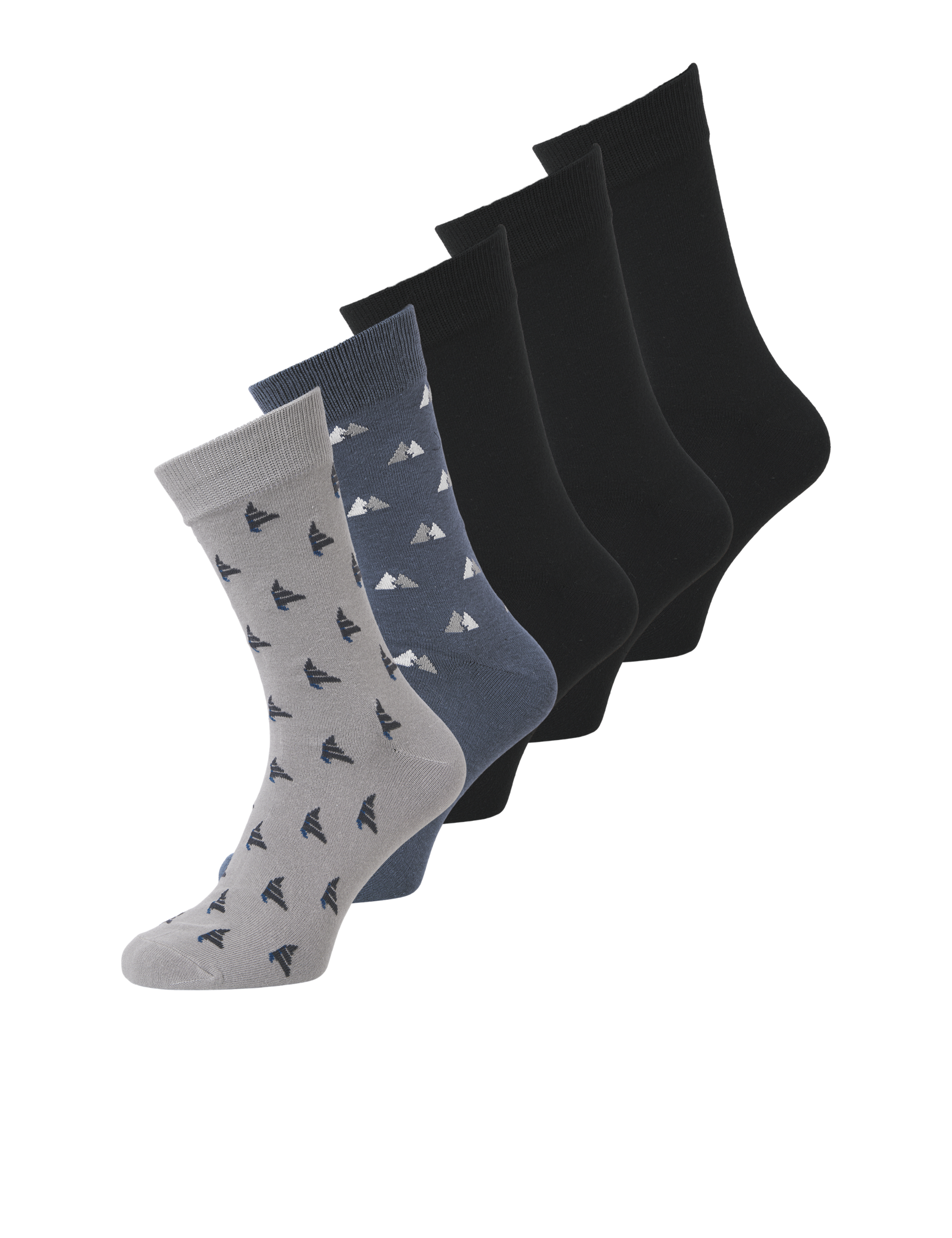 5pk Assorted Cotton Rich Socks