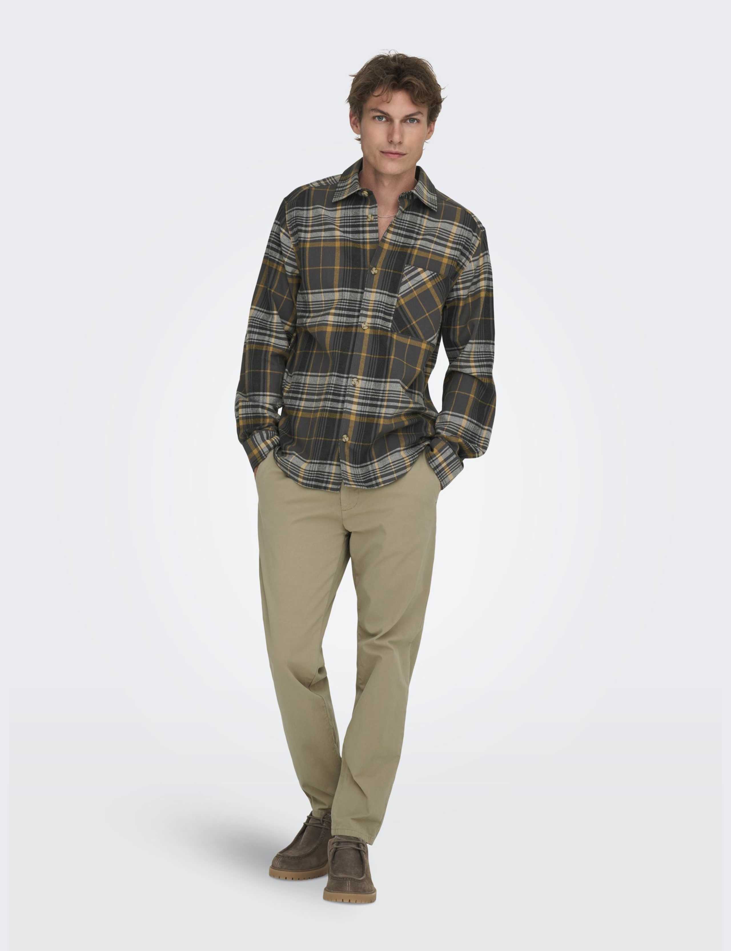 Regular Fit Lightweight Trousers
