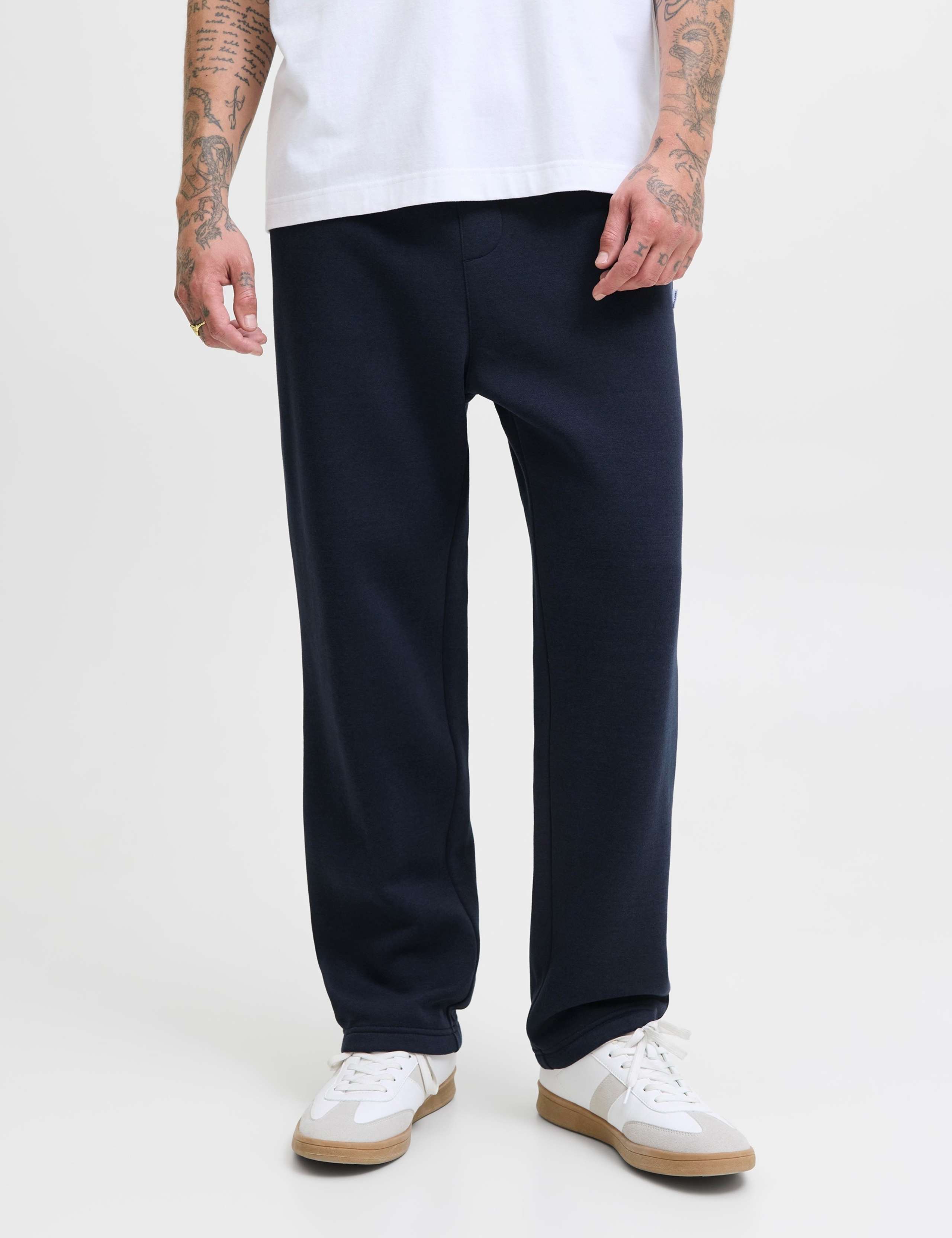 Relaxed Fit Cotton Blend Joggers
